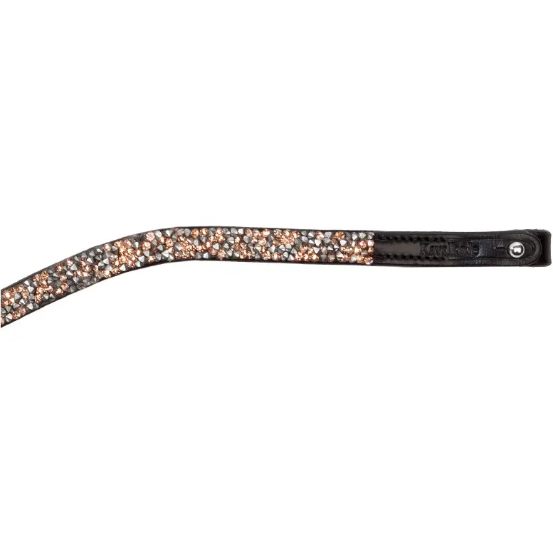 Stirnband BUTTON schwarz/rosa
