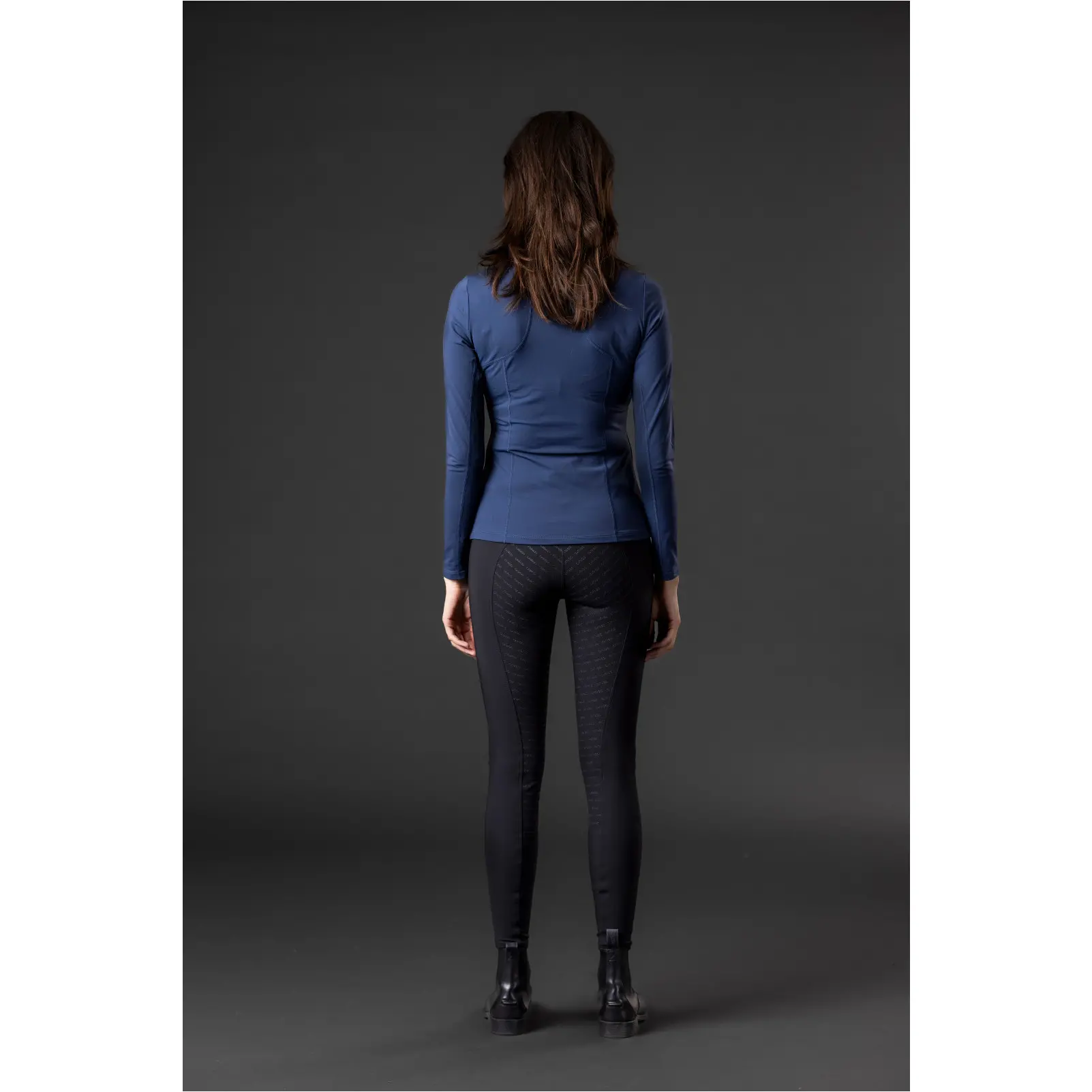 Damen Funktionsshirt Langarm BREE half-zip navy Damen Funktionsshirt Langarm BREE half-zip navy