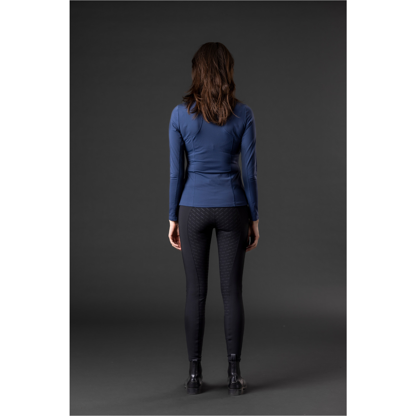 Damen Funktionsshirt Langarm BREE half-zip navy
