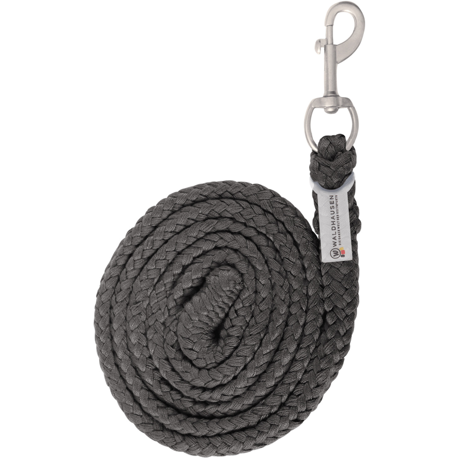 Führstrick mit Karabinerhaken PLUS anthrazit 200cm