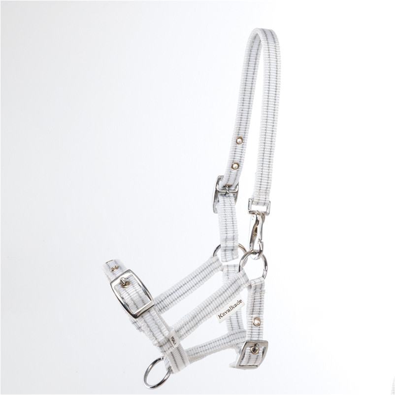 Fohlenhalfter weiß/silber Fohlenhalfter weiß/silber