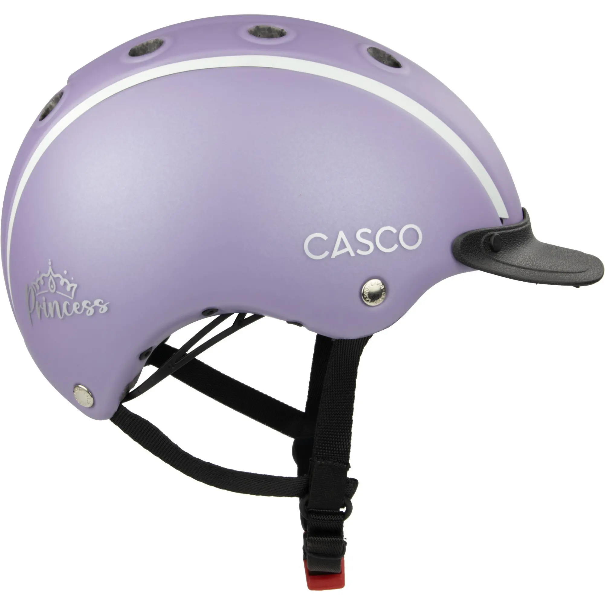Kinder Reit-, Fahrrad- und Skihelm NORI Princess violett matt