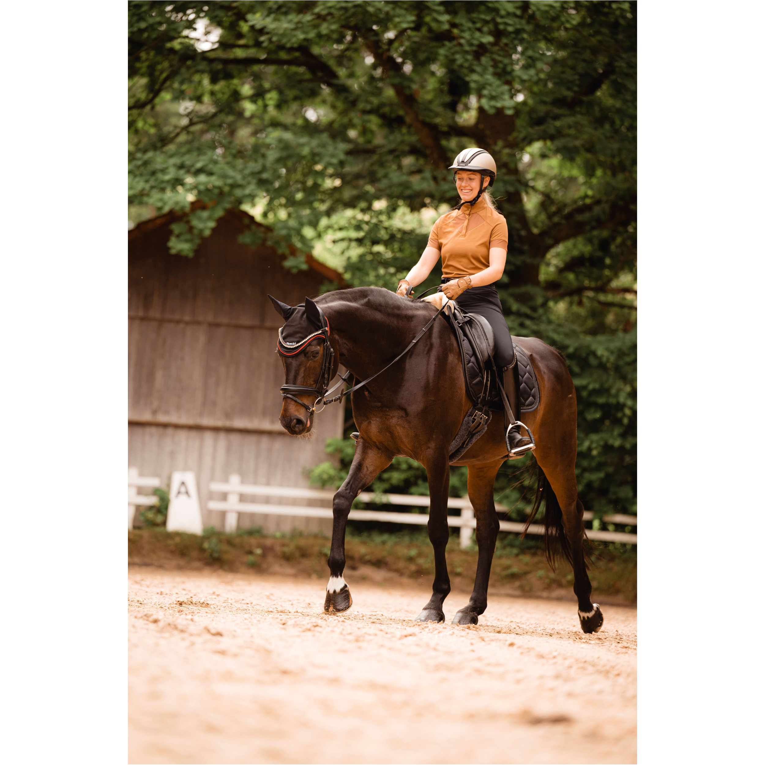 Reithandschuhe ROECK-GRIP caramel