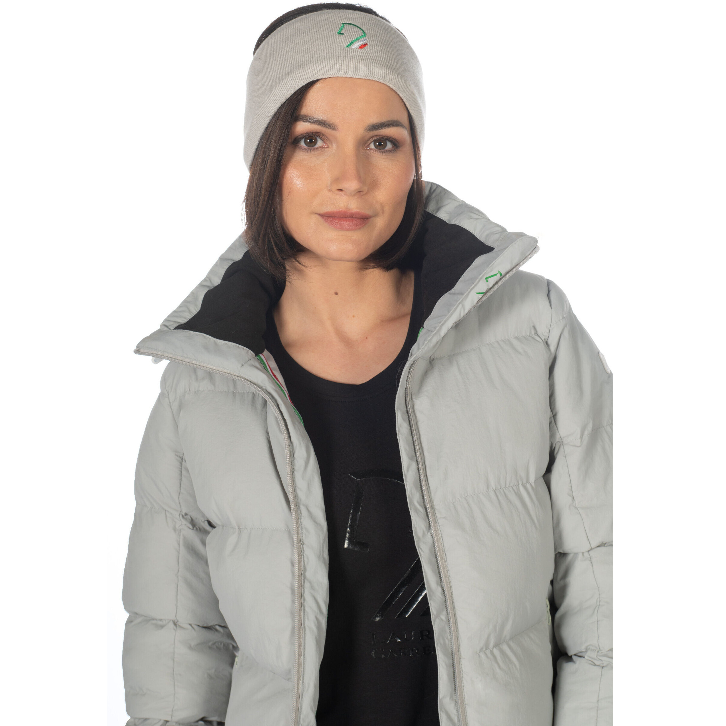 Winter Stirnband LIVIGNO steingrau Universalgröße