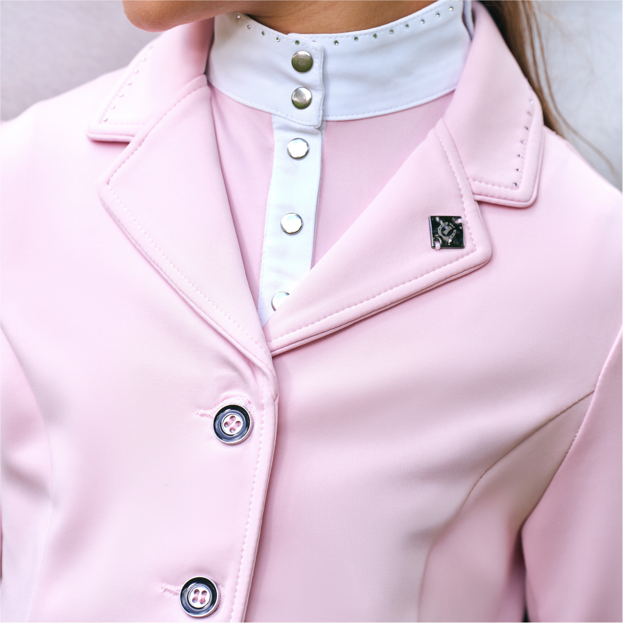 Kinder Turnierjacket IRHBasic Glam candy floss