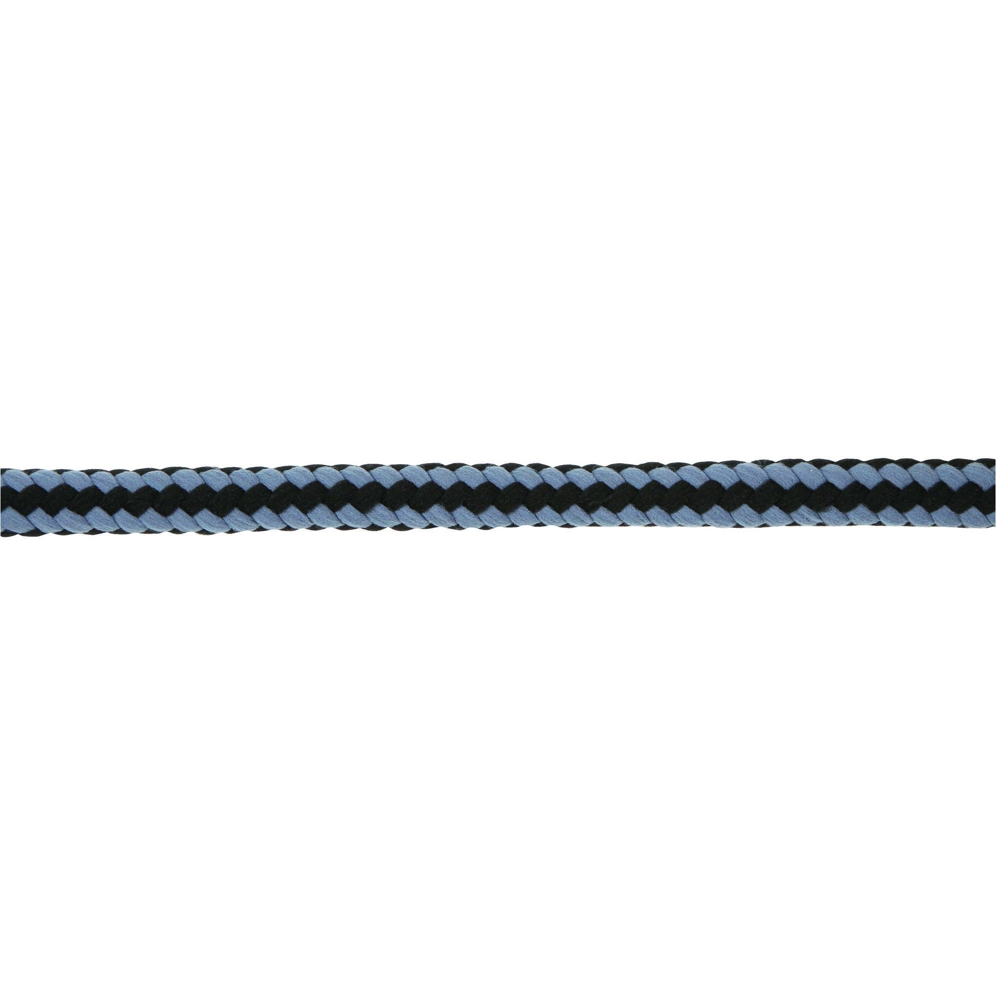 Führstrick mit Karabinerhaken HIPPO schwarz/silber 200cm