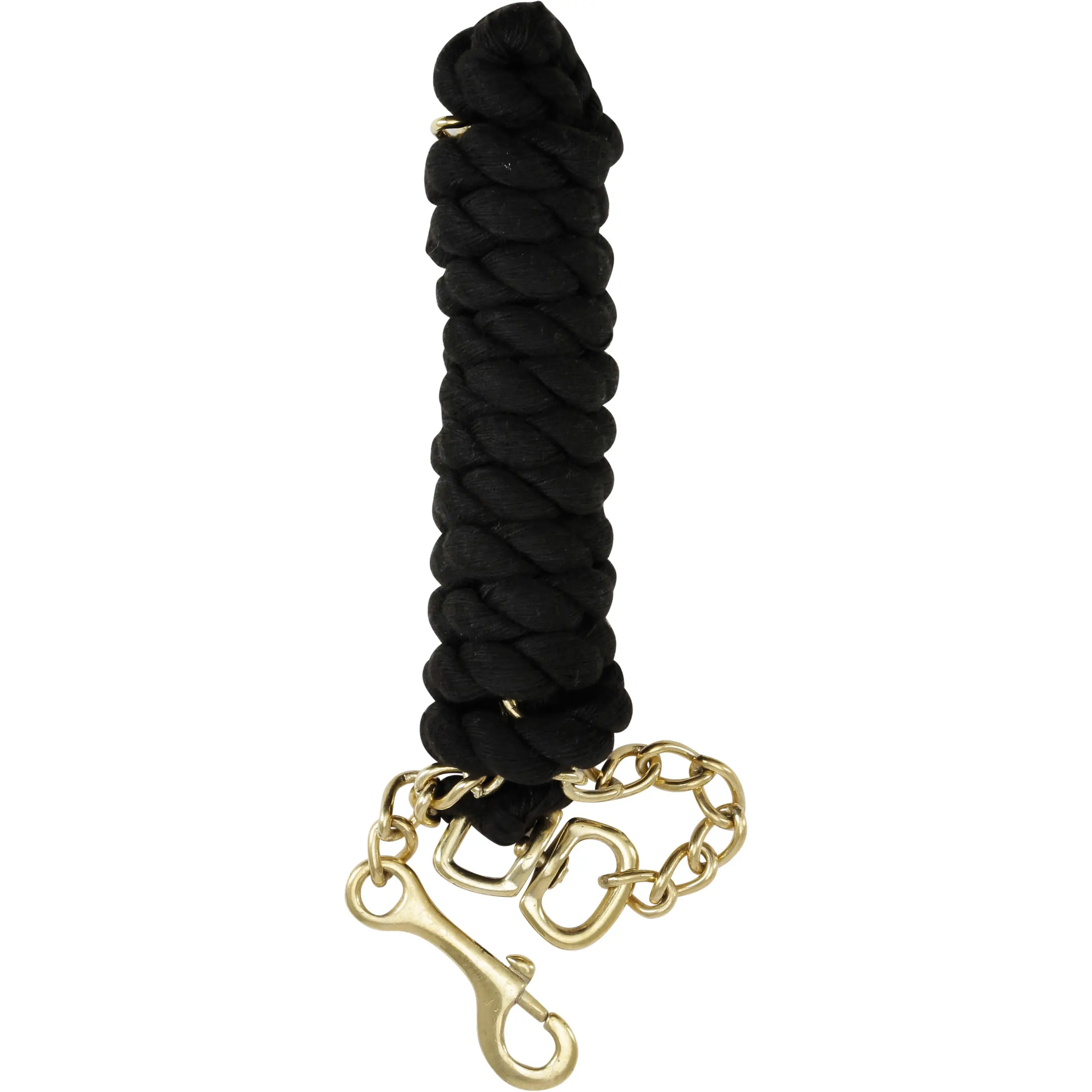 Führstrick mit Kette schwarz