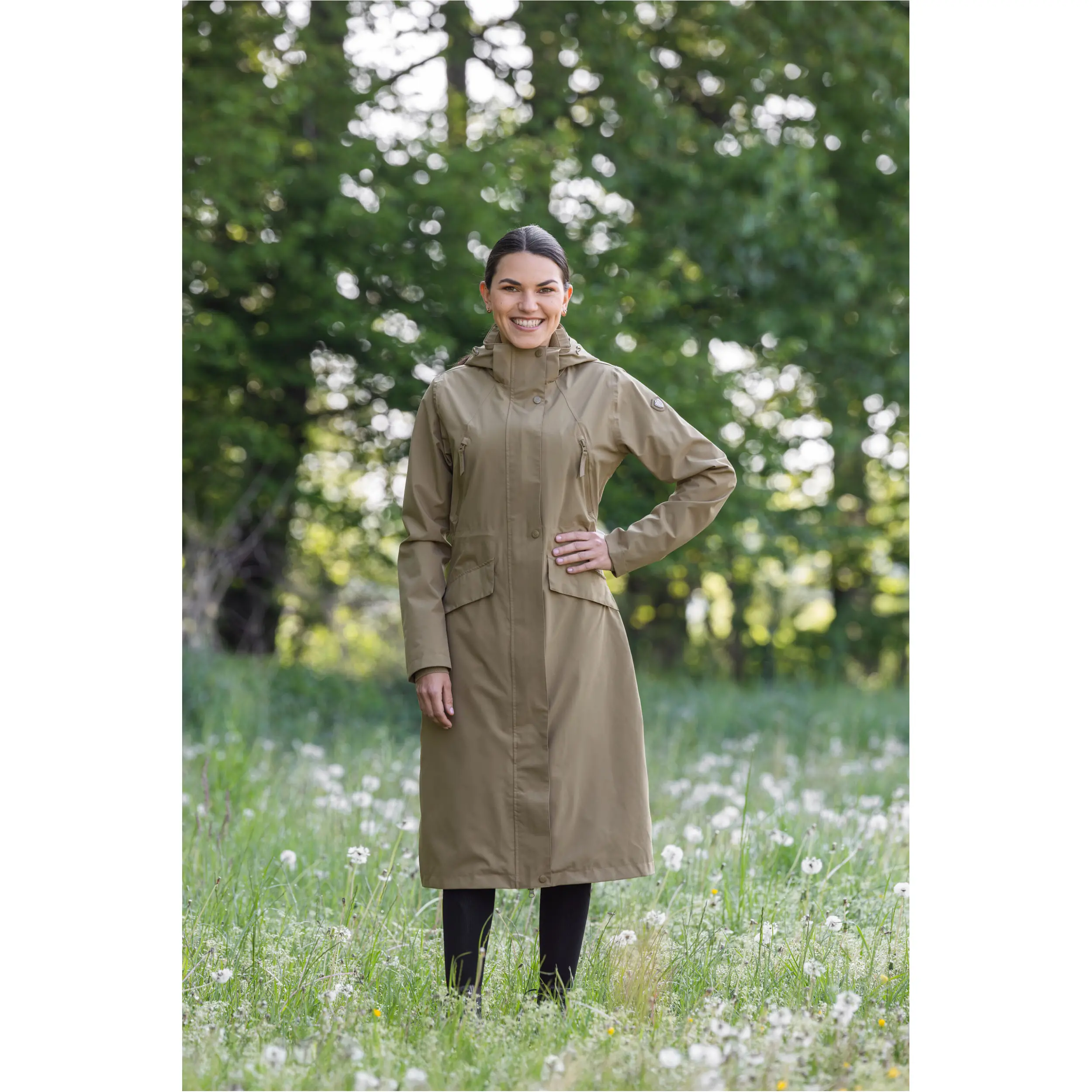 Damen Regenmantel F/S 2026 walnut
