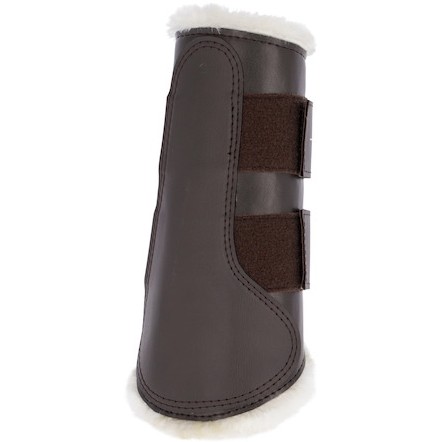 Dressur Gamaschen vorn braun Vollblut Dressur Gamaschen vorn braun Vollblut