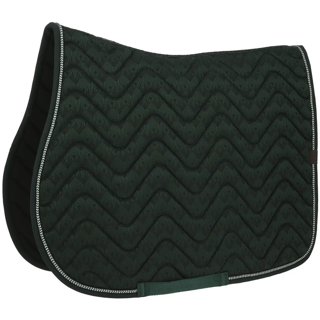 Schabracke BROCART dunkelgrün Warmblut Vielseitigkeit