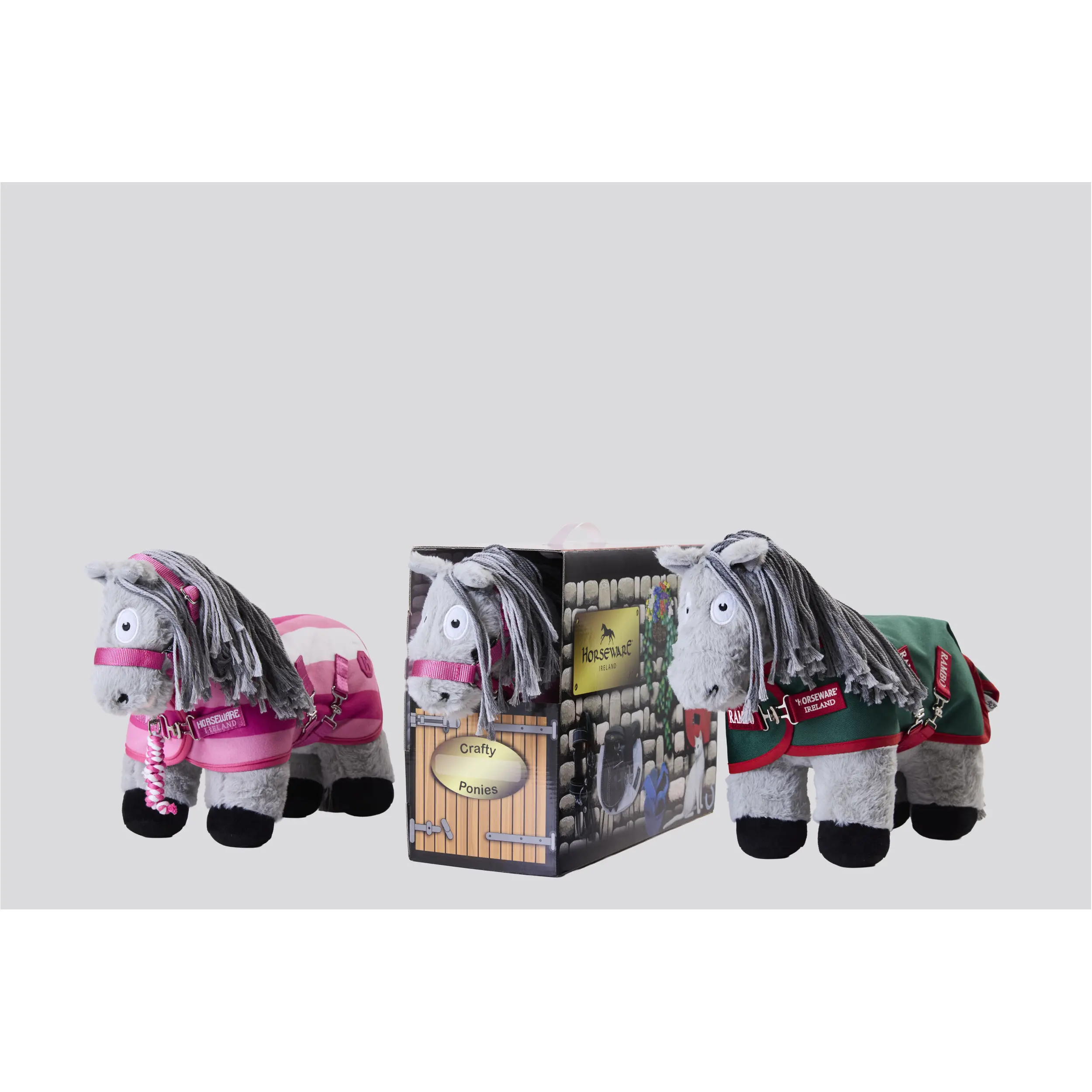 Kuscheltier CRAFT PONIES grau