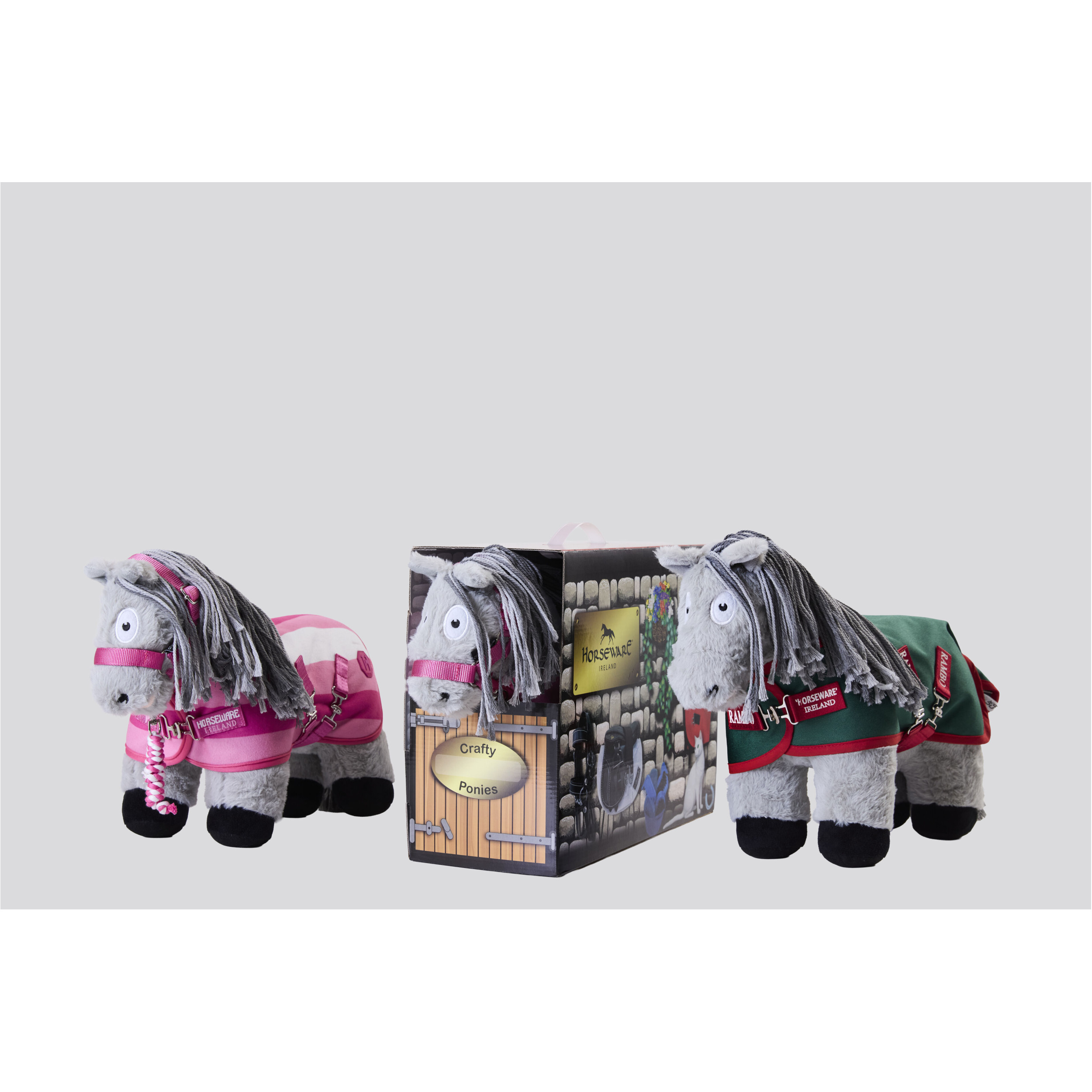 Kuscheltier CRAFT PONIES grau