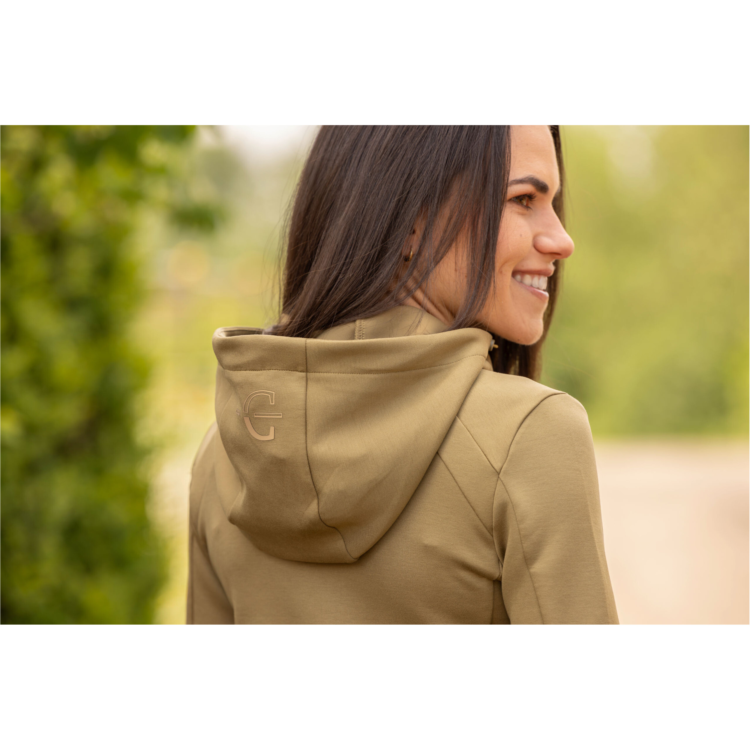 Damen Hoody F/S 2026 walnut