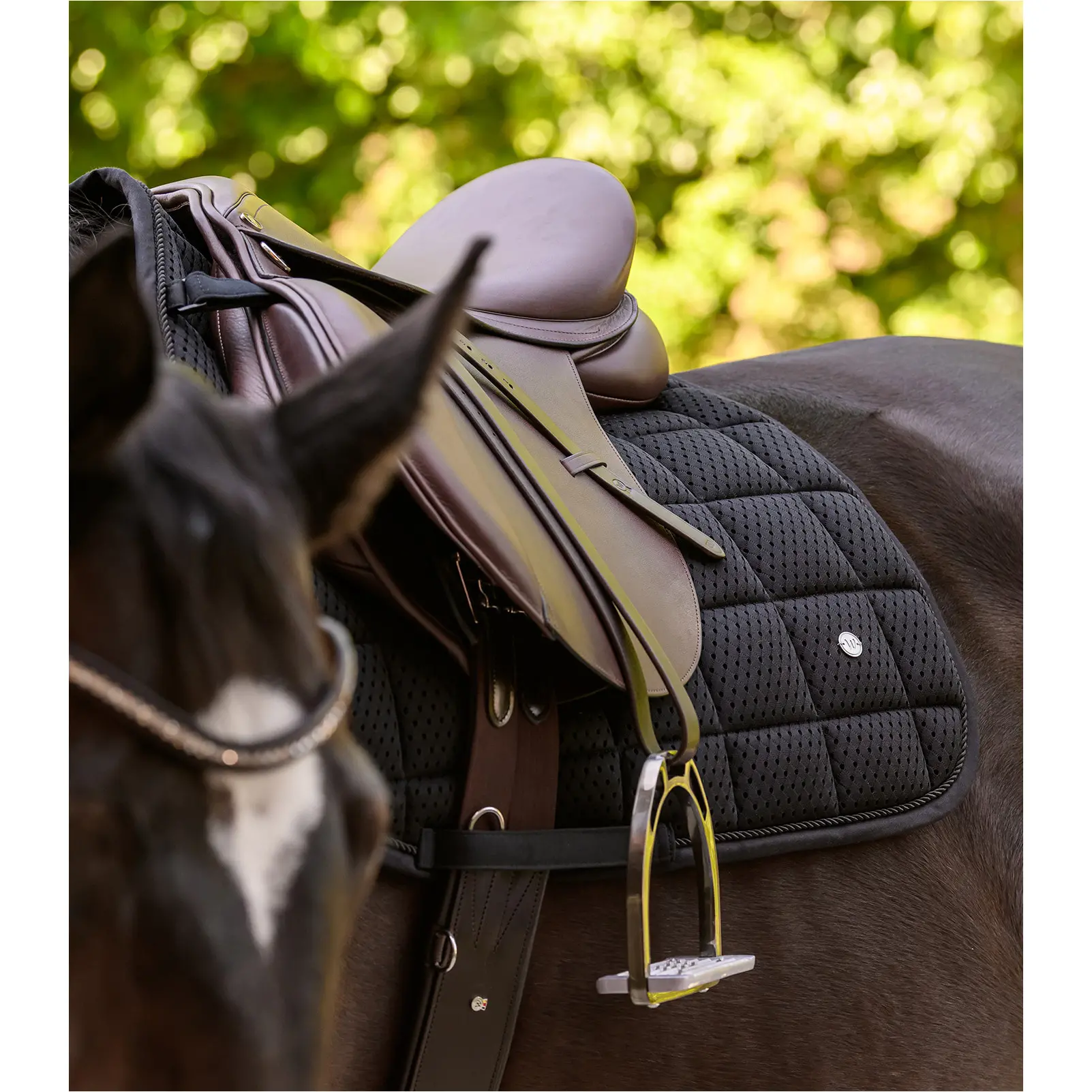 Schabracke BREATH PERFORMANCE schwarz Warmblut