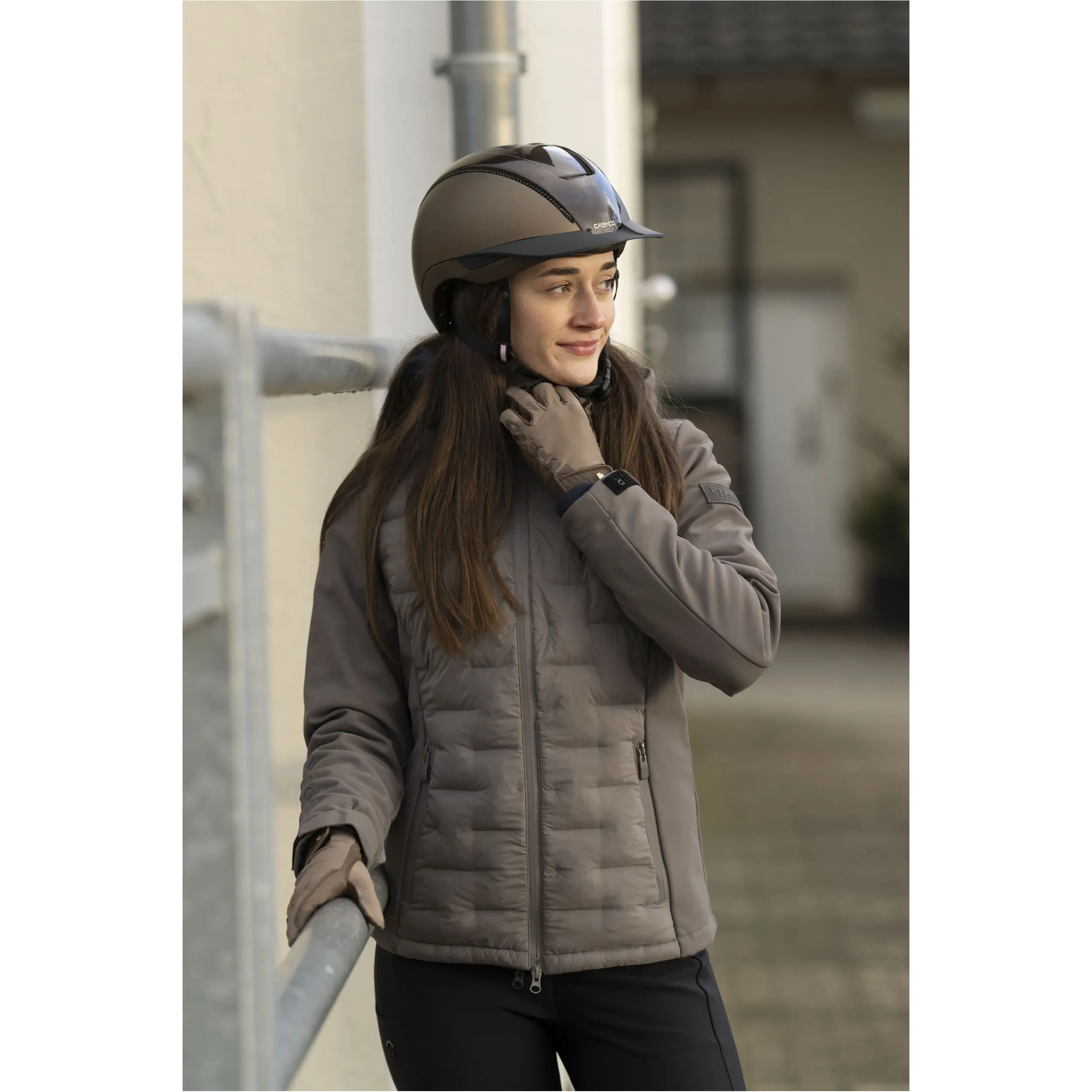Reithandschuhe MUENSTER dark taupe