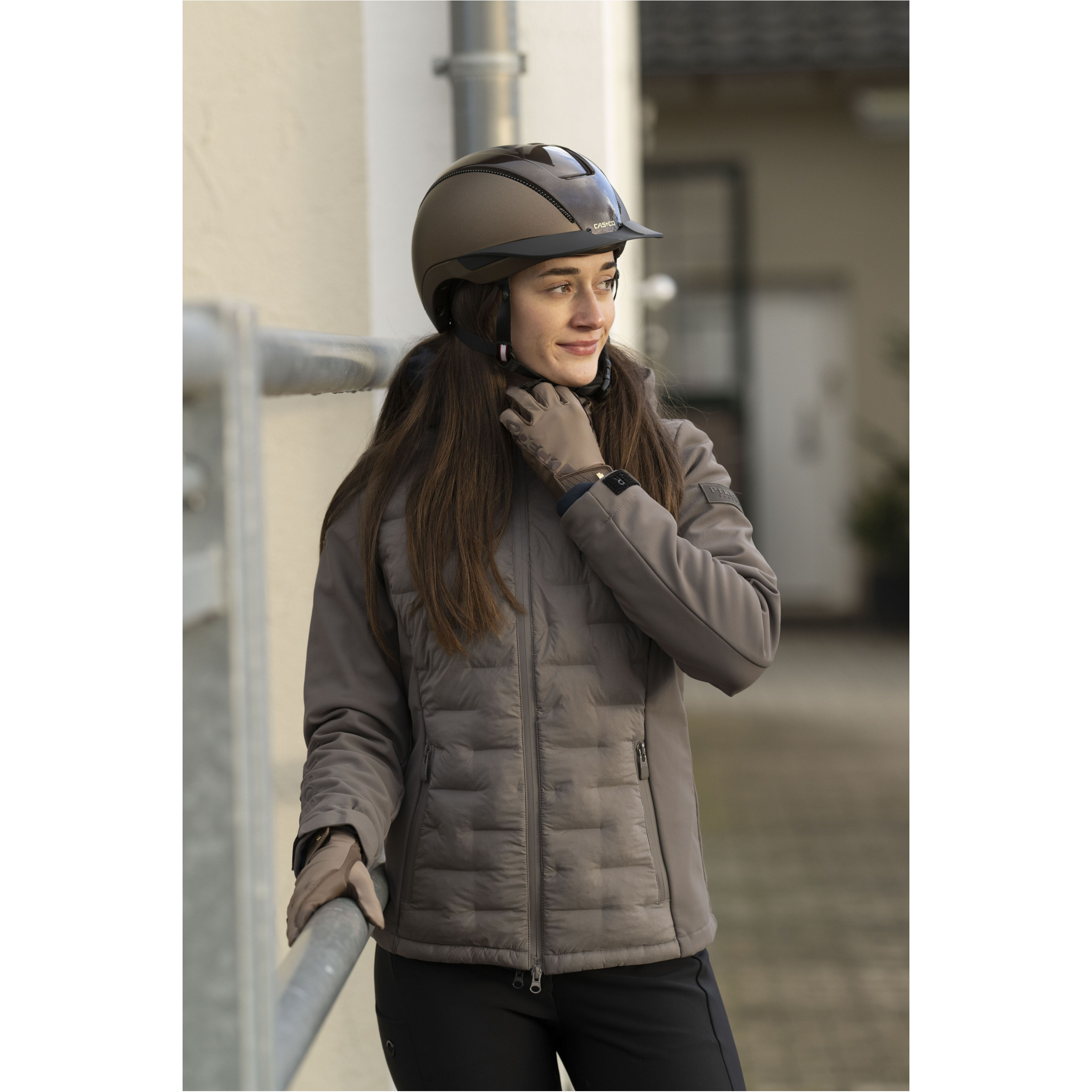 Reithandschuhe MUENSTER dark taupe