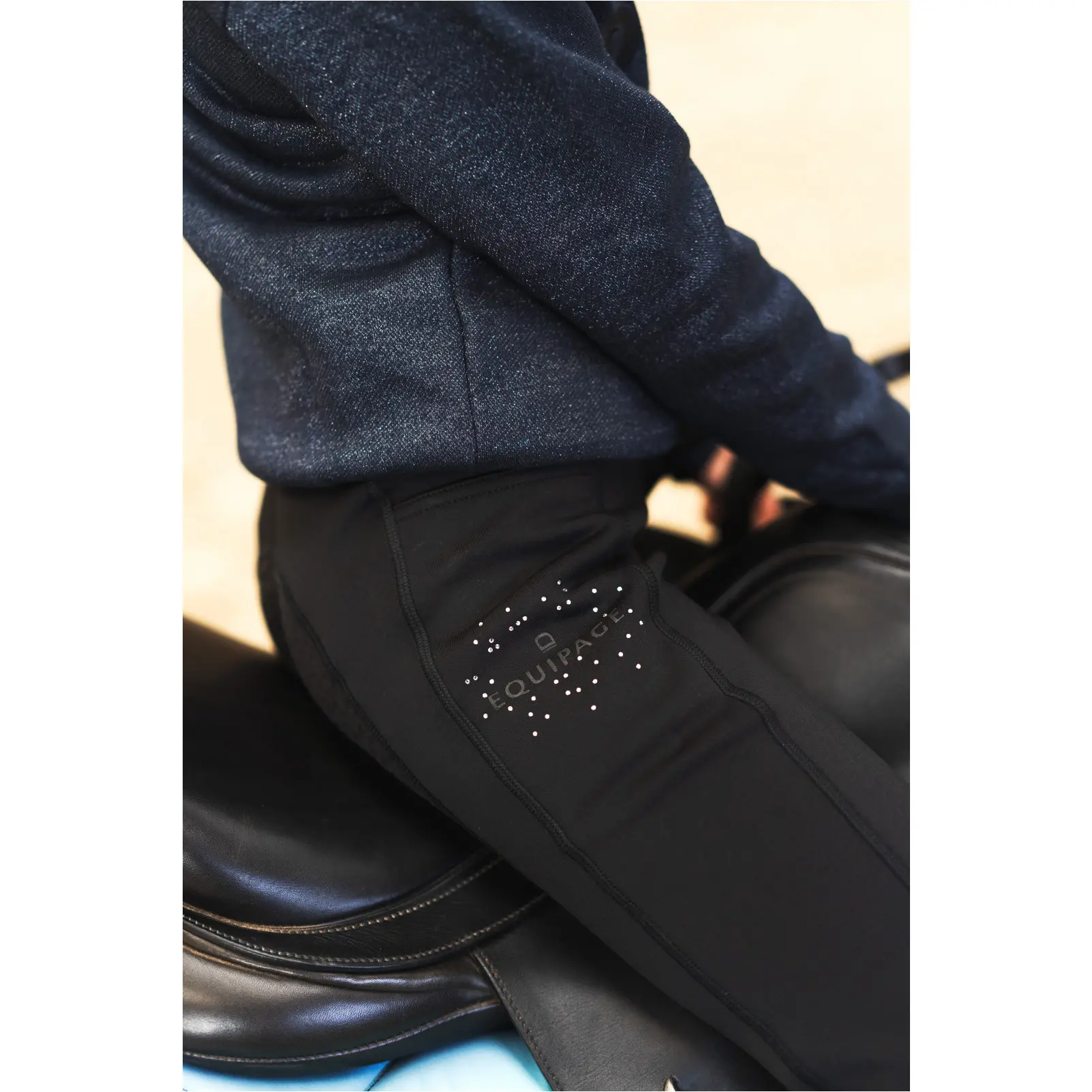 Winter Kinder Reitleggings Silikon Vollbesatz SOPHIA schwarz Winter Kinder Reitleggings Silikon Vollbesatz SOPHIA schwarz