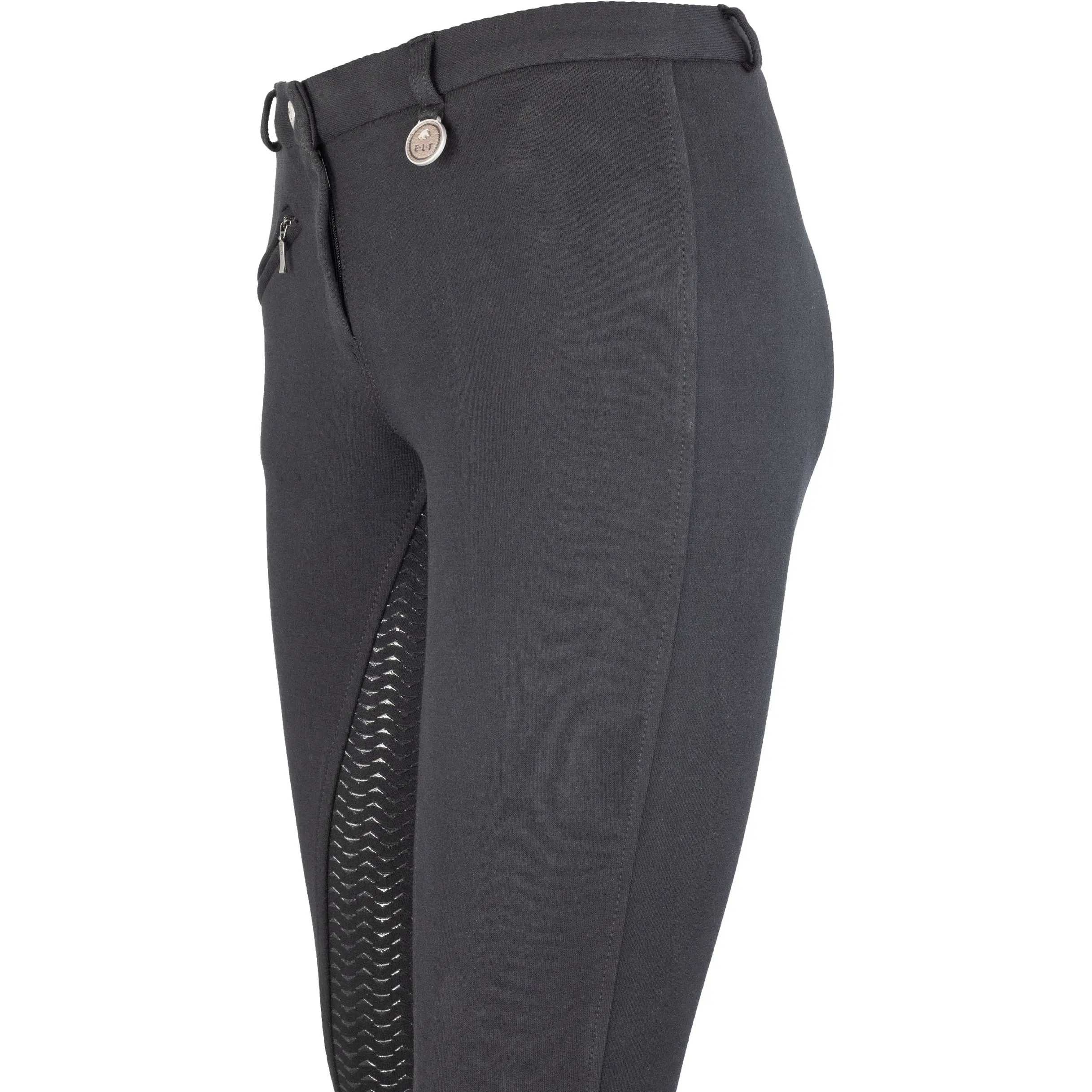 Damen Reithose Silikon Vollbesatz FUN SPORT schwarz