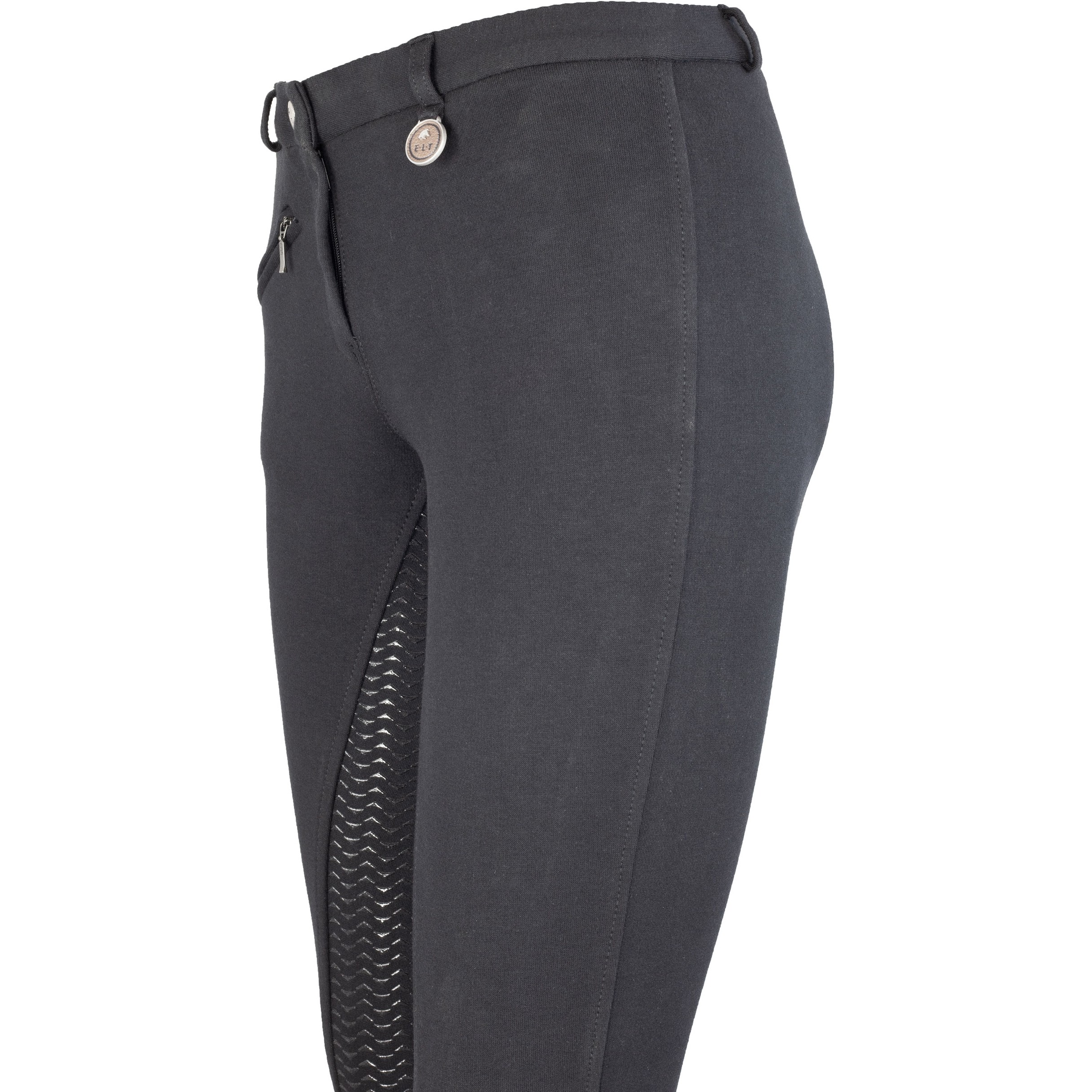 Damen Reithose Silikon Vollbesatz FUN SPORT schwarz