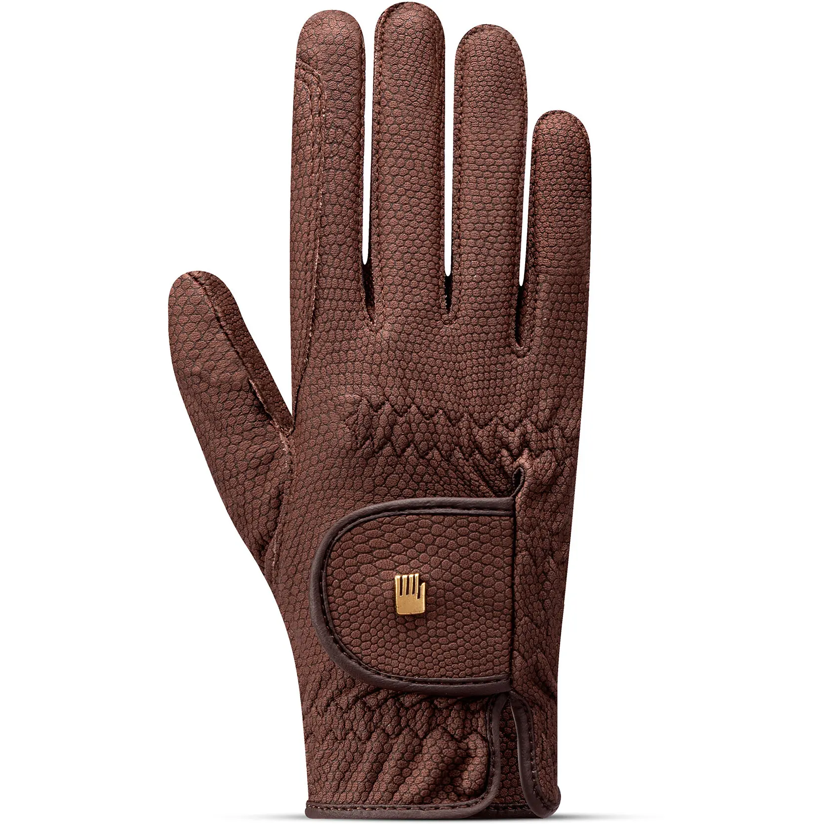 Kinder Reithandschuhe ROECK-GRIP Junior mokka