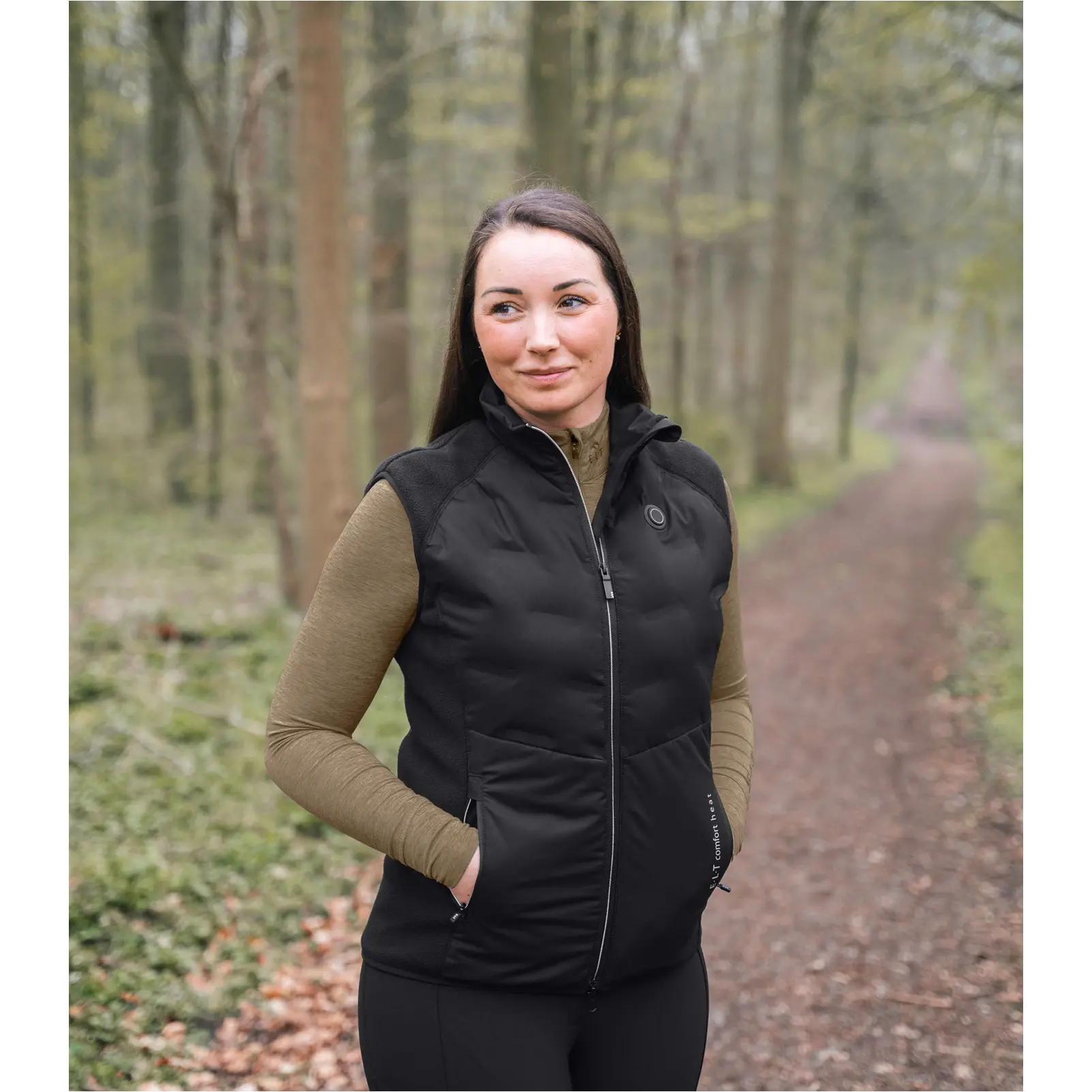 Damen Heizweste COMFORT HEAT schwarz