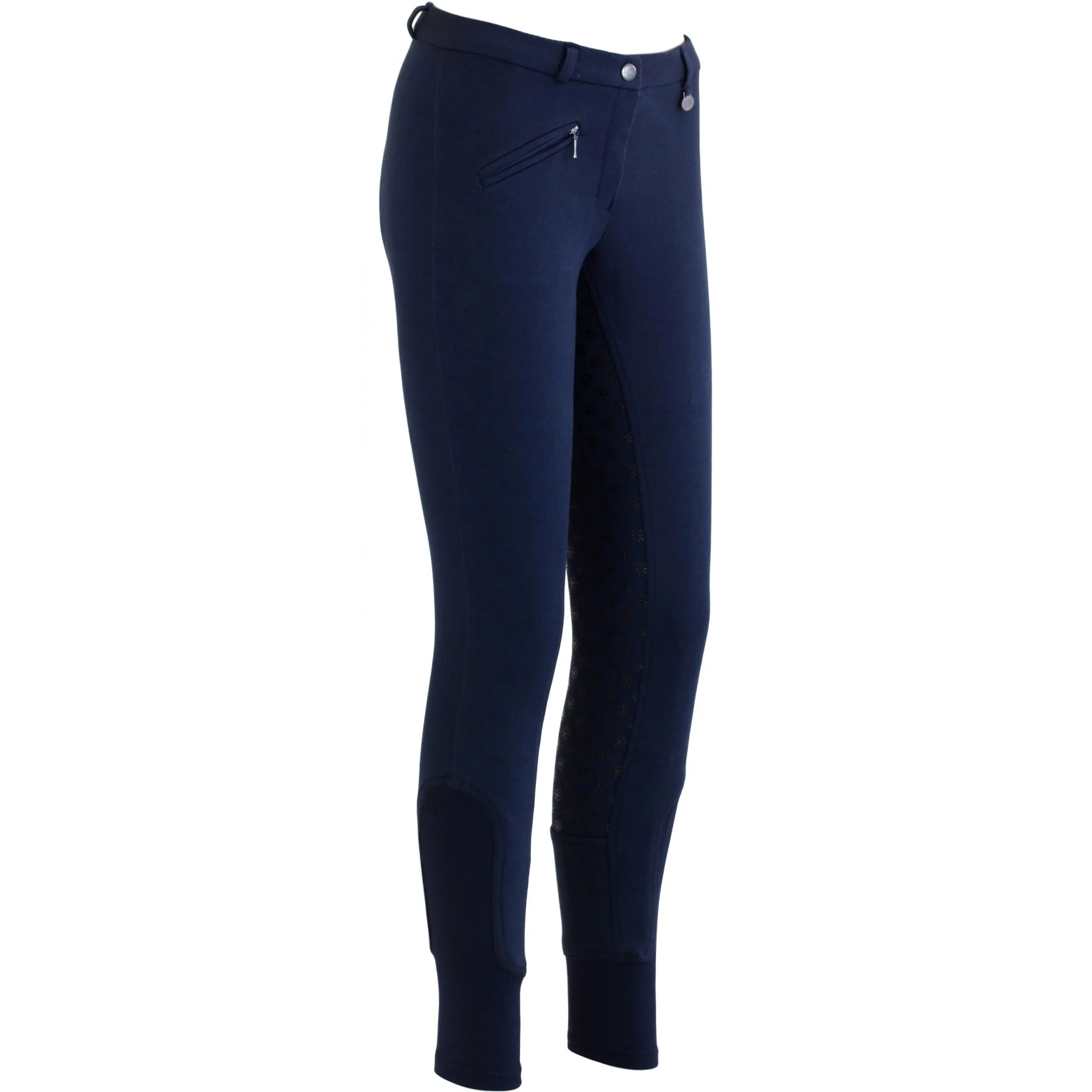 Winter Damen Reithose Silikon Vollbesatz COMFORT nachtblau