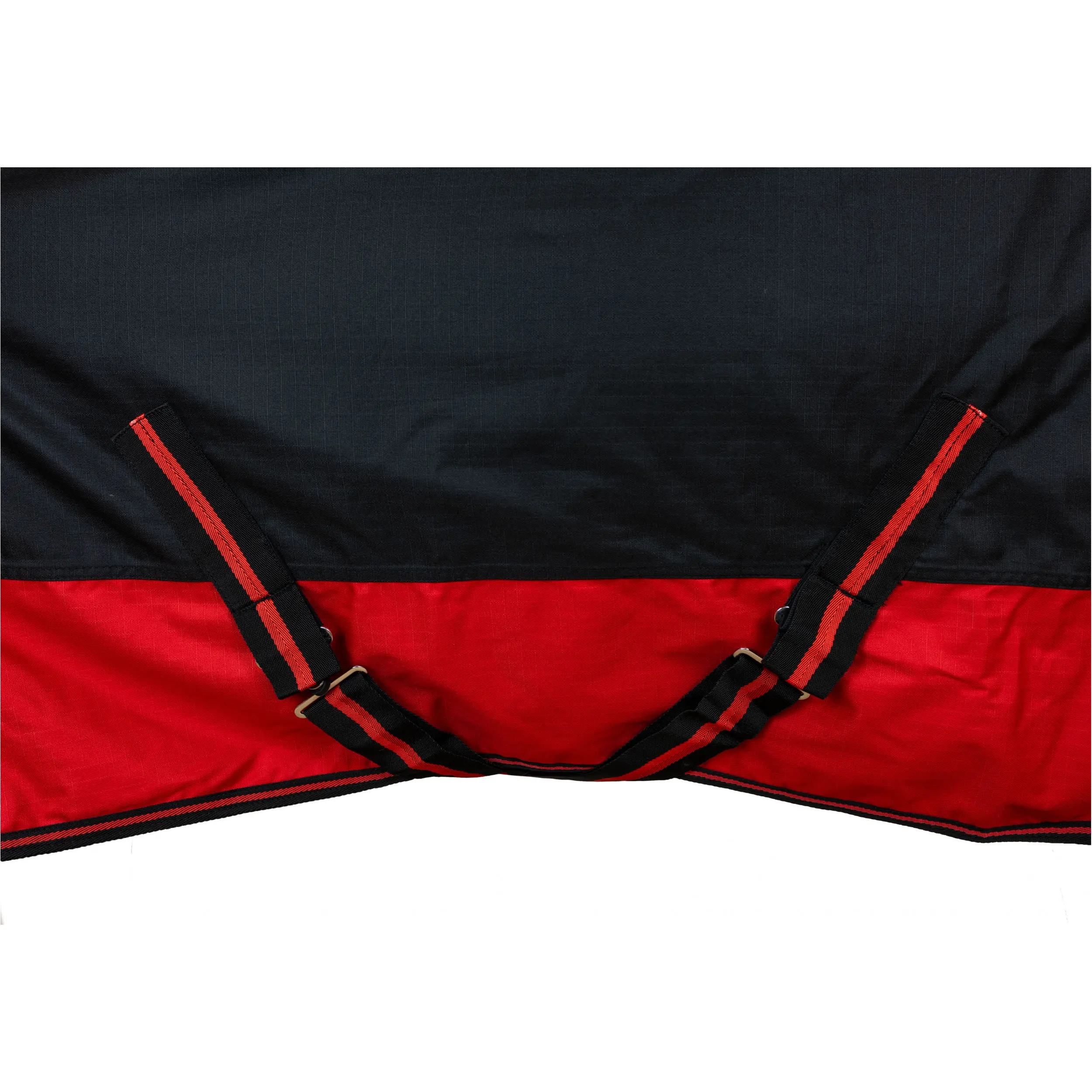 Weidedecke Full Neck Polarfleece 600D BASICLINE schwarz/rot