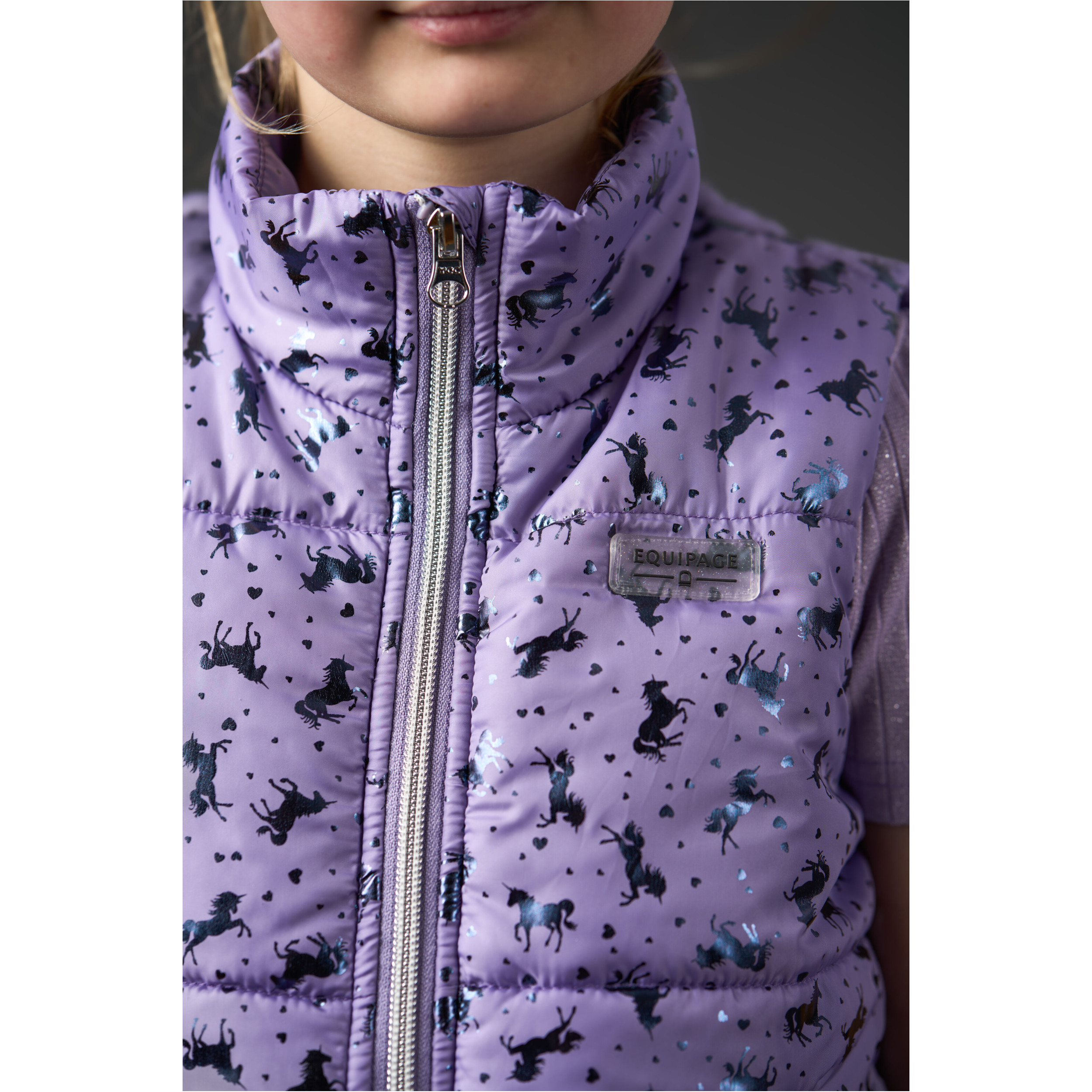 Kinder Reitweste ALANA aster purple