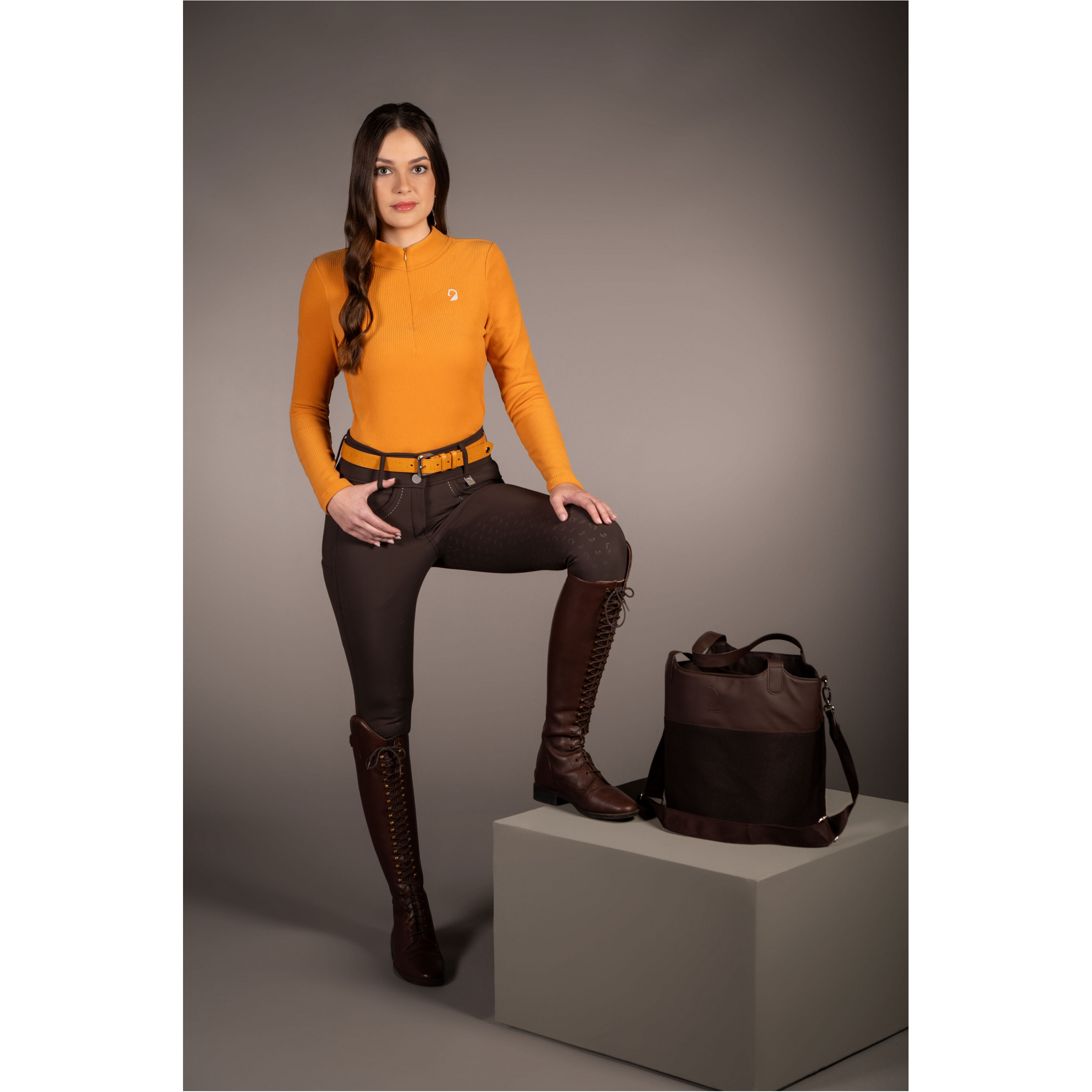 Damen Langarmshirt AREZZO SOFT senf