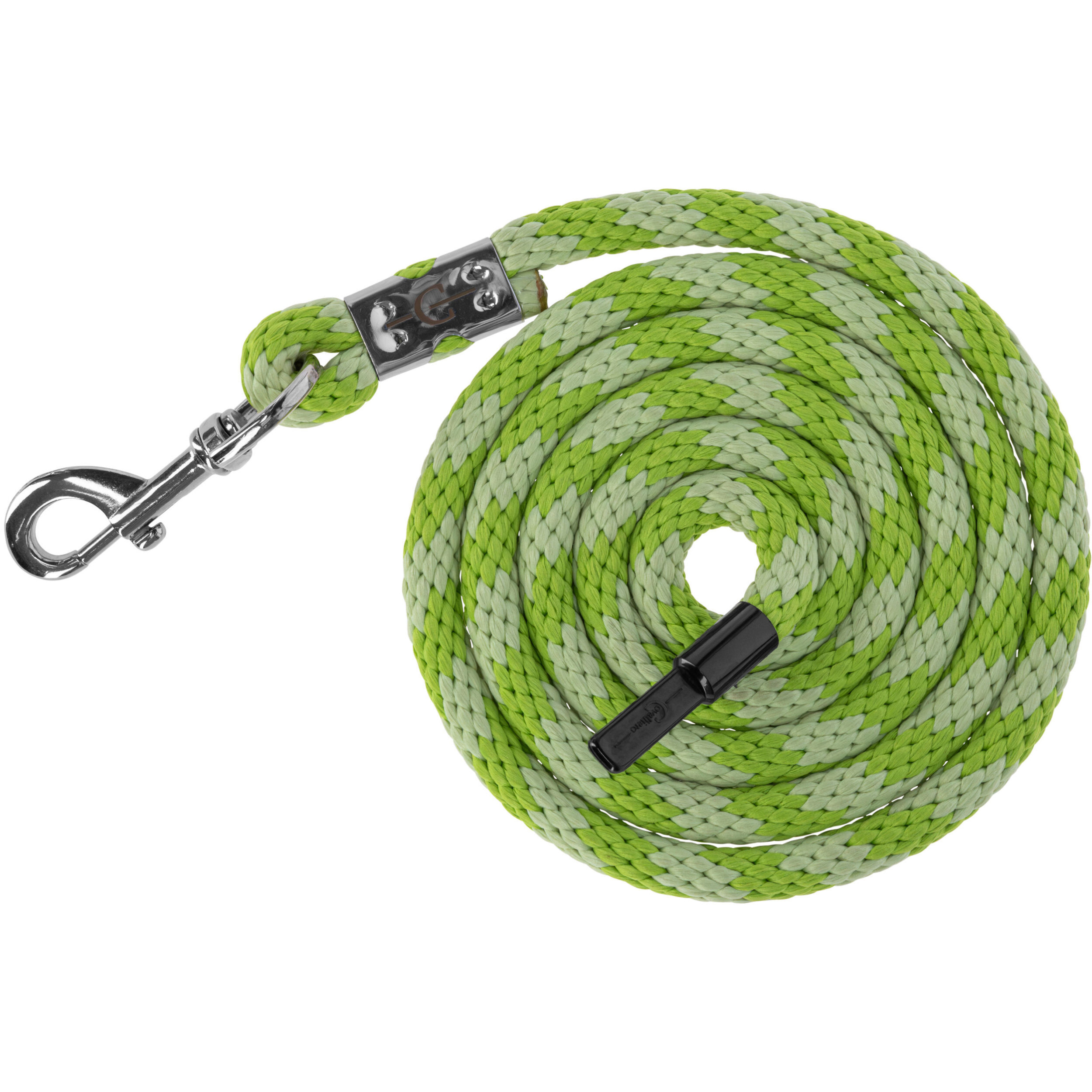 Führstrick mit Karabinerhaken MUSTANG grün