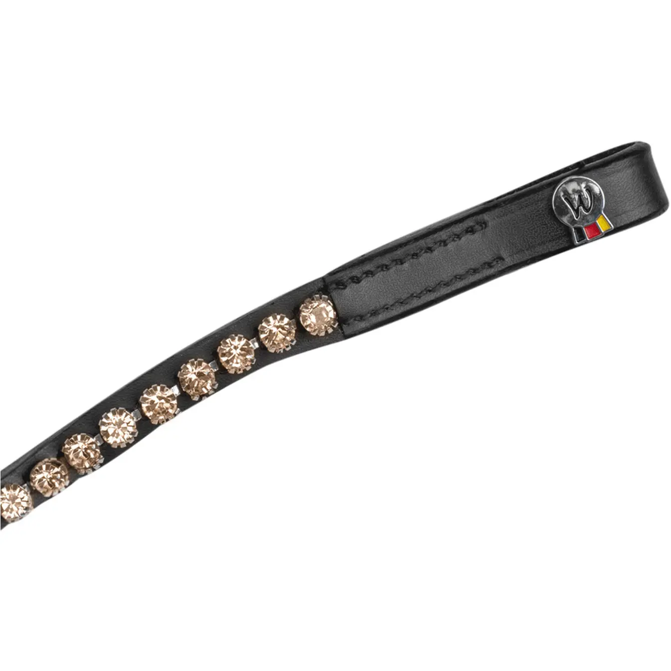 Stirnband GLAM X-Line schwarz/pfirsich