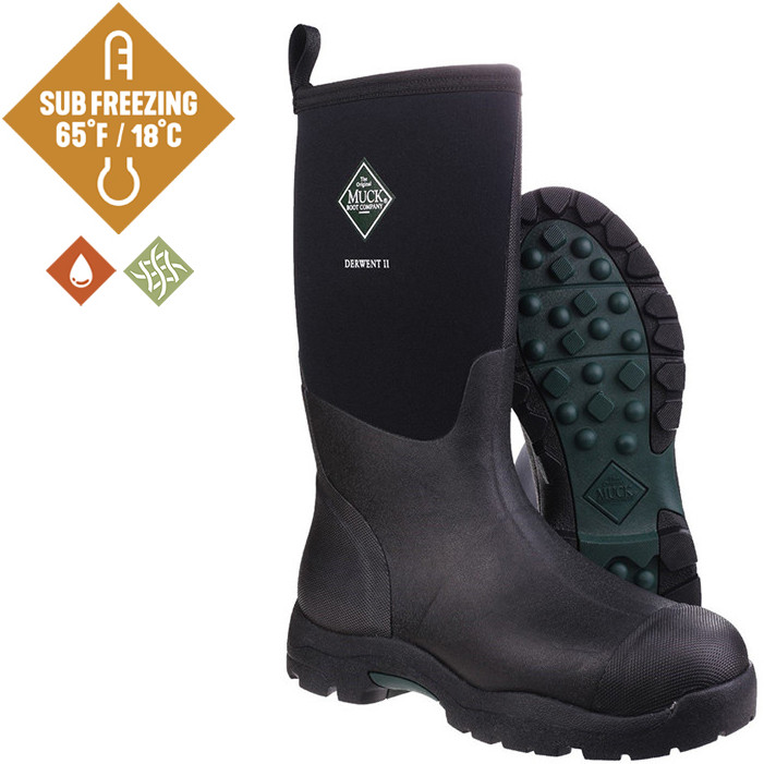 Gummistiefel DERWENT II schwarz