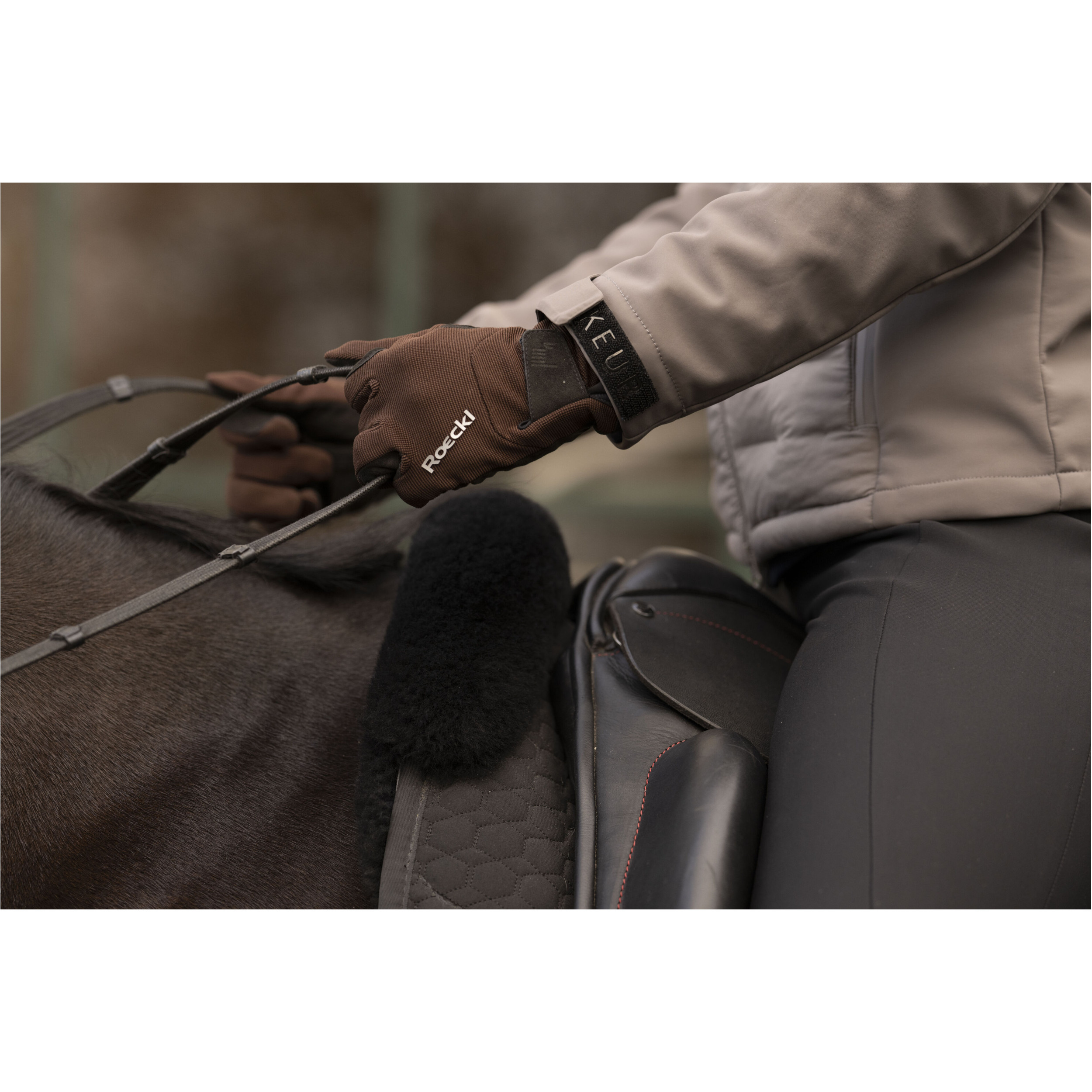 Winter Reithandschuhe MEURA chocolate