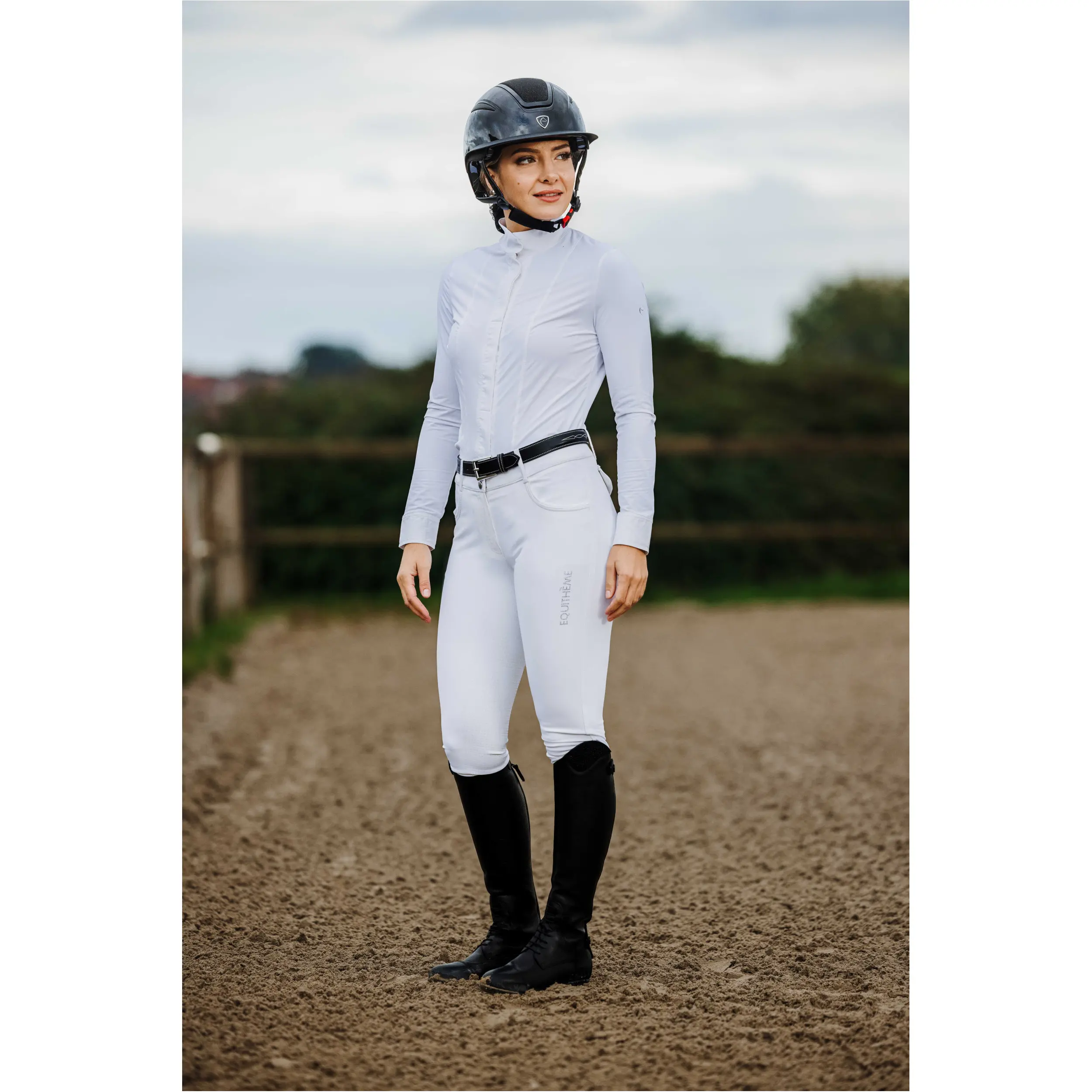 Damen Turnierbluse JULIE weiß