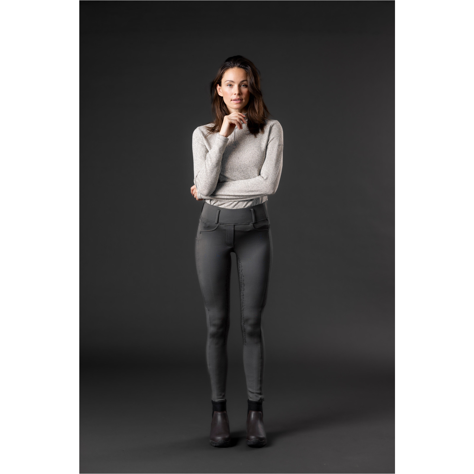 Damen Reitleggings Silikon Vollbesatz SHANNON forest night Damen Reitleggings Silikon Vollbesatz SHANNON forest night