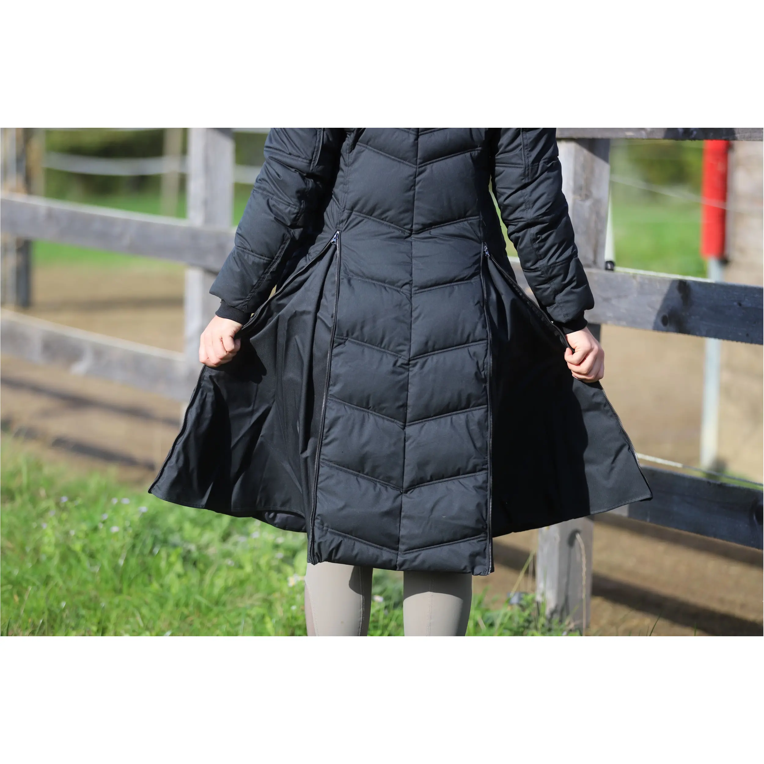 Damen Thermomantel SOPHIA schwarz