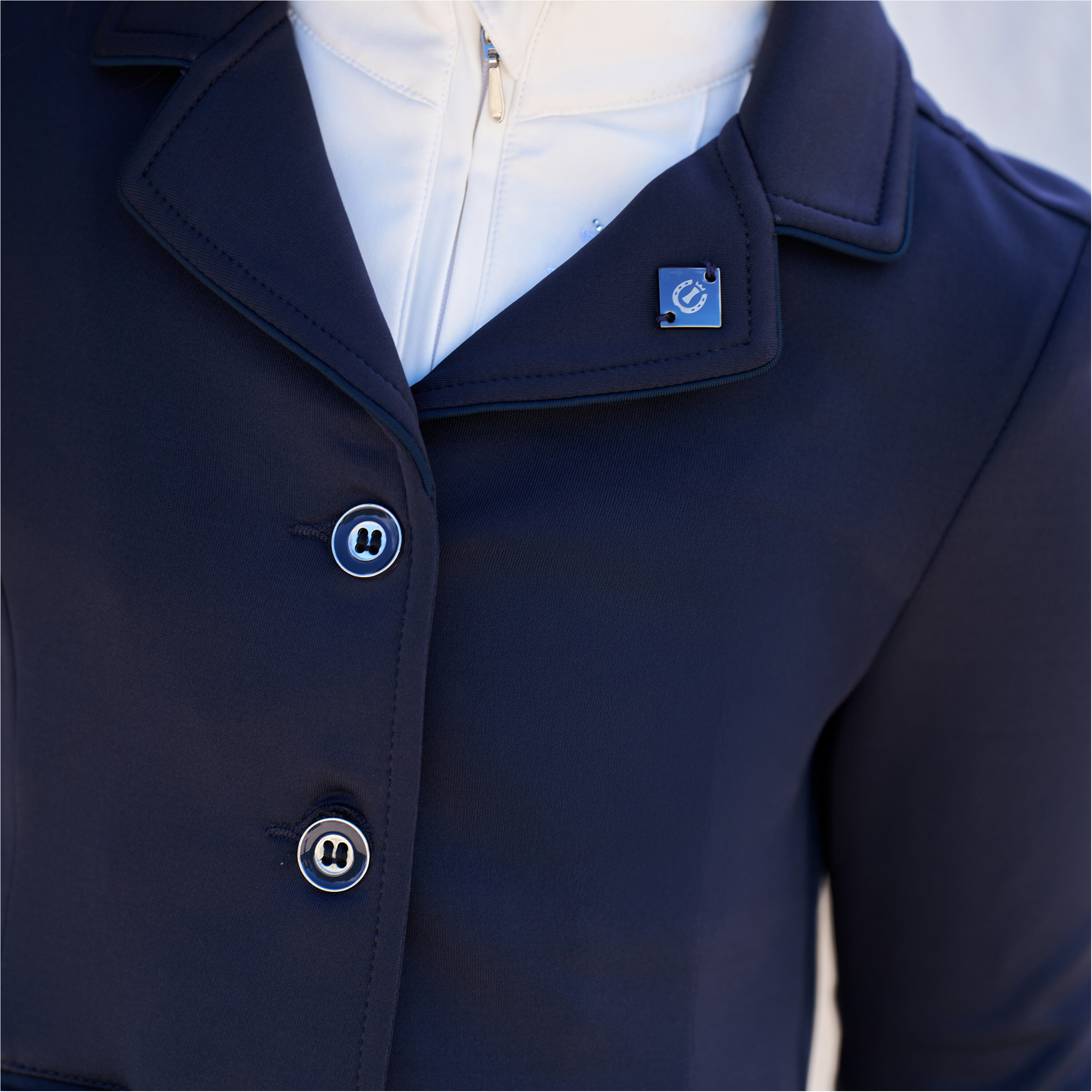 Kinder Turnierjacket IRHBasic navy