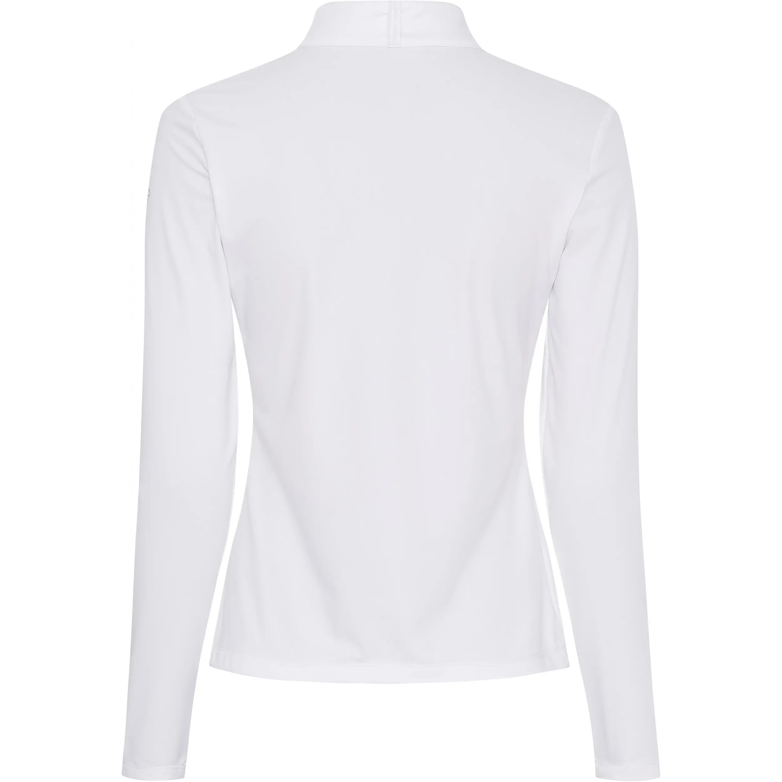 Damen Turniershirt Langarm VINICA half-zip weiß