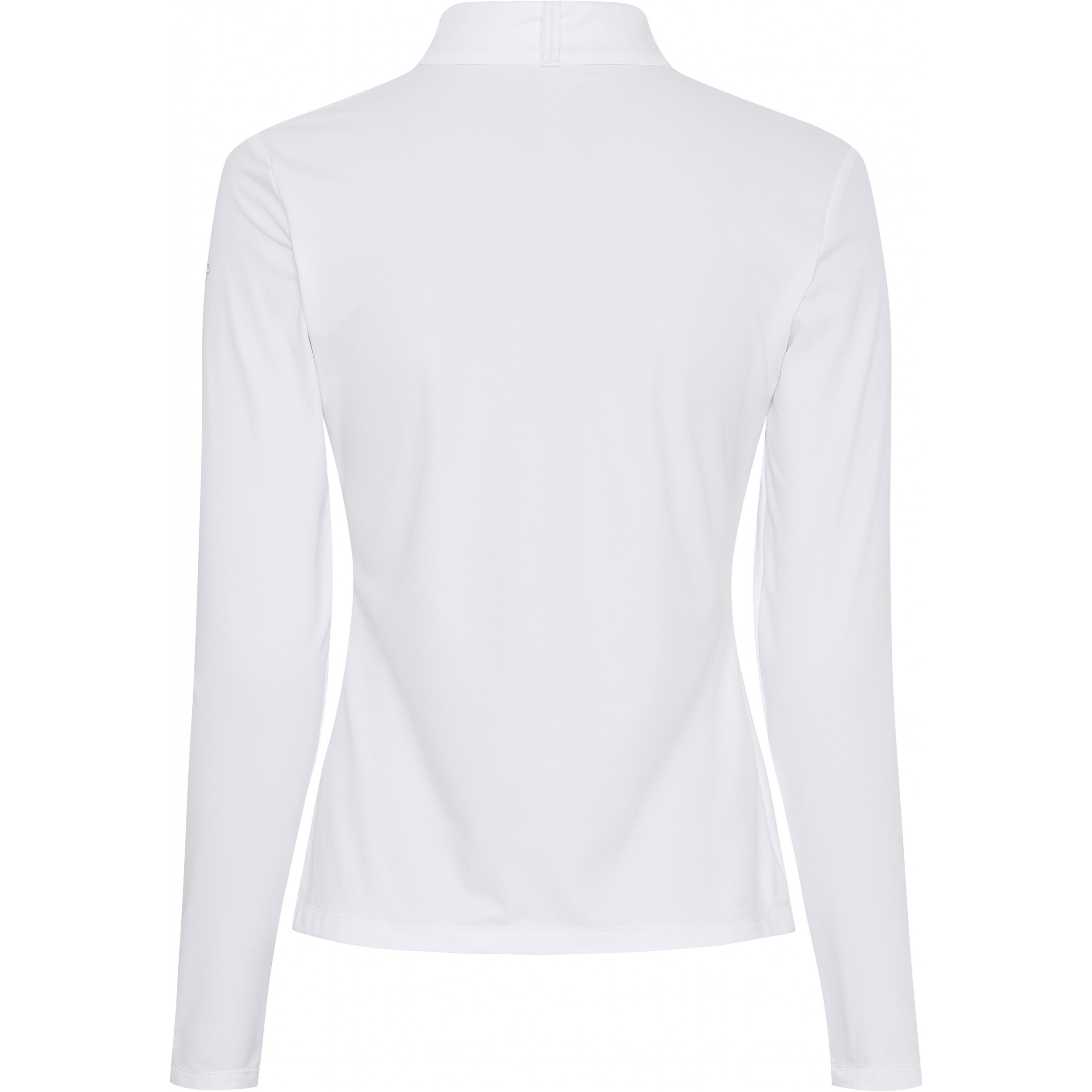 Damen Turniershirt Langarm VINICA half-zip weiß