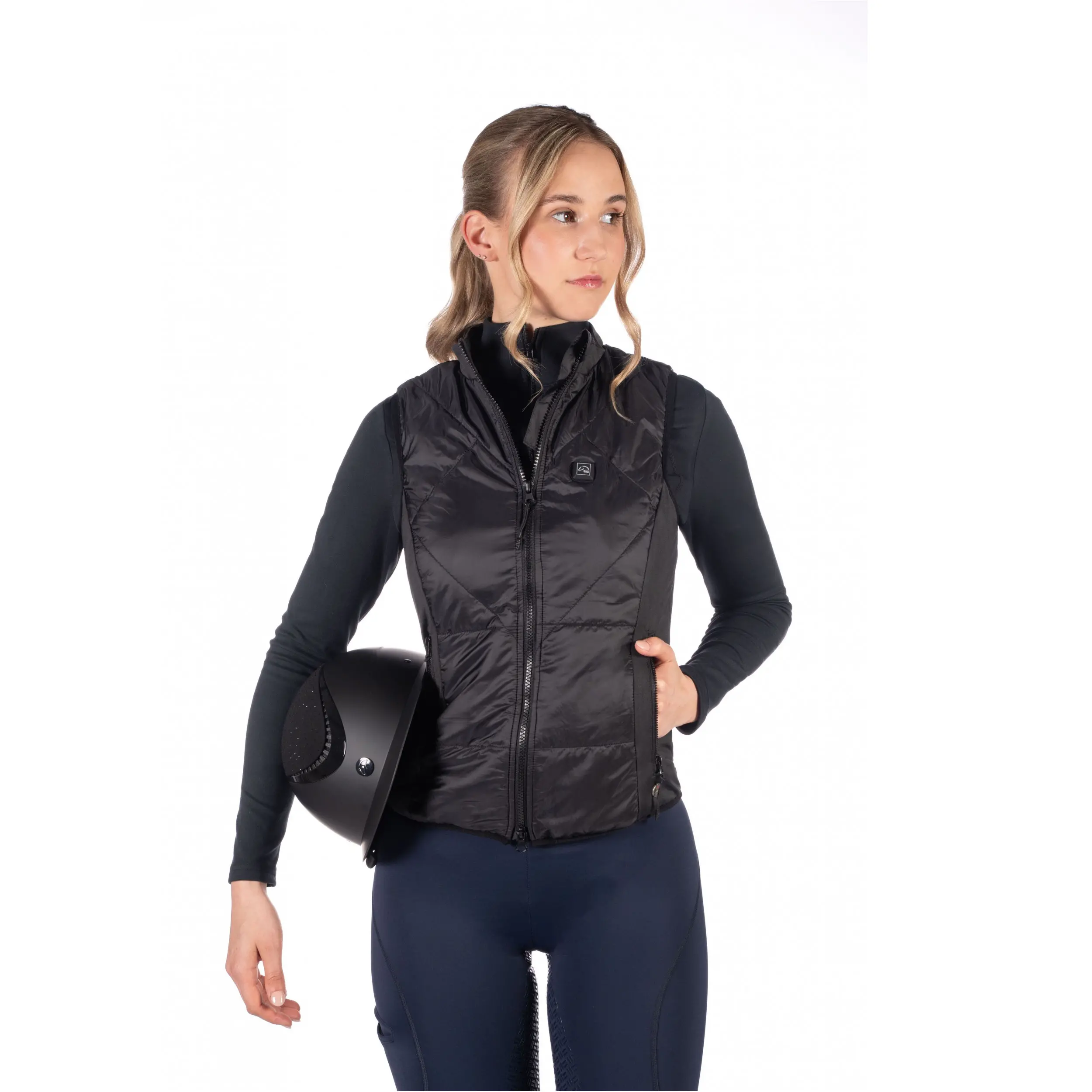 Winter Damen Heizweste SLIMLINE STYLE schwarz