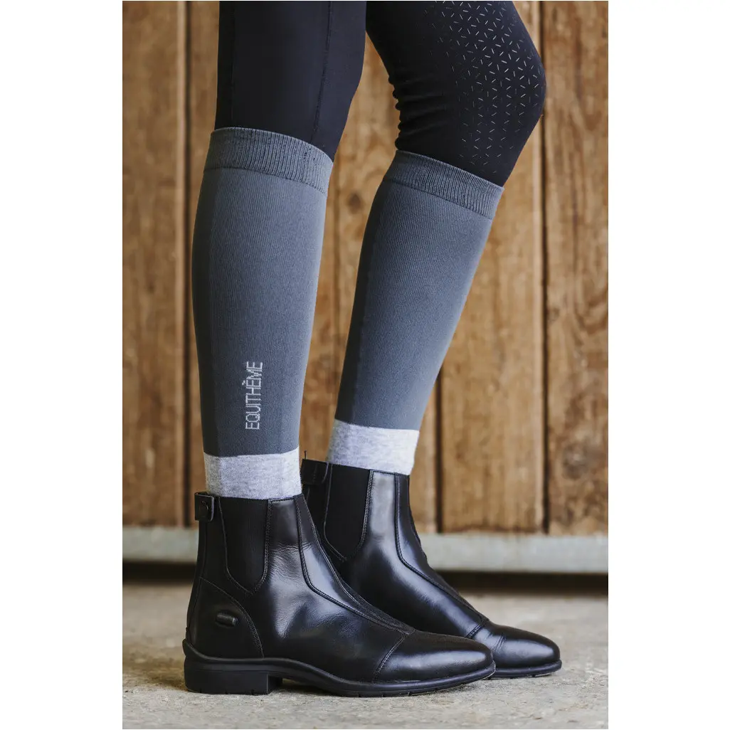 Reitstiefeletten SPORTY Echtleder schwarz