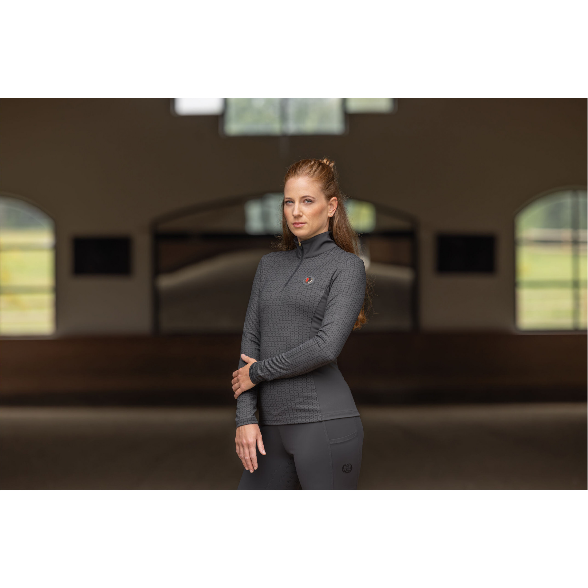 Damen Shirt Active ANNIVERSARY graphite
