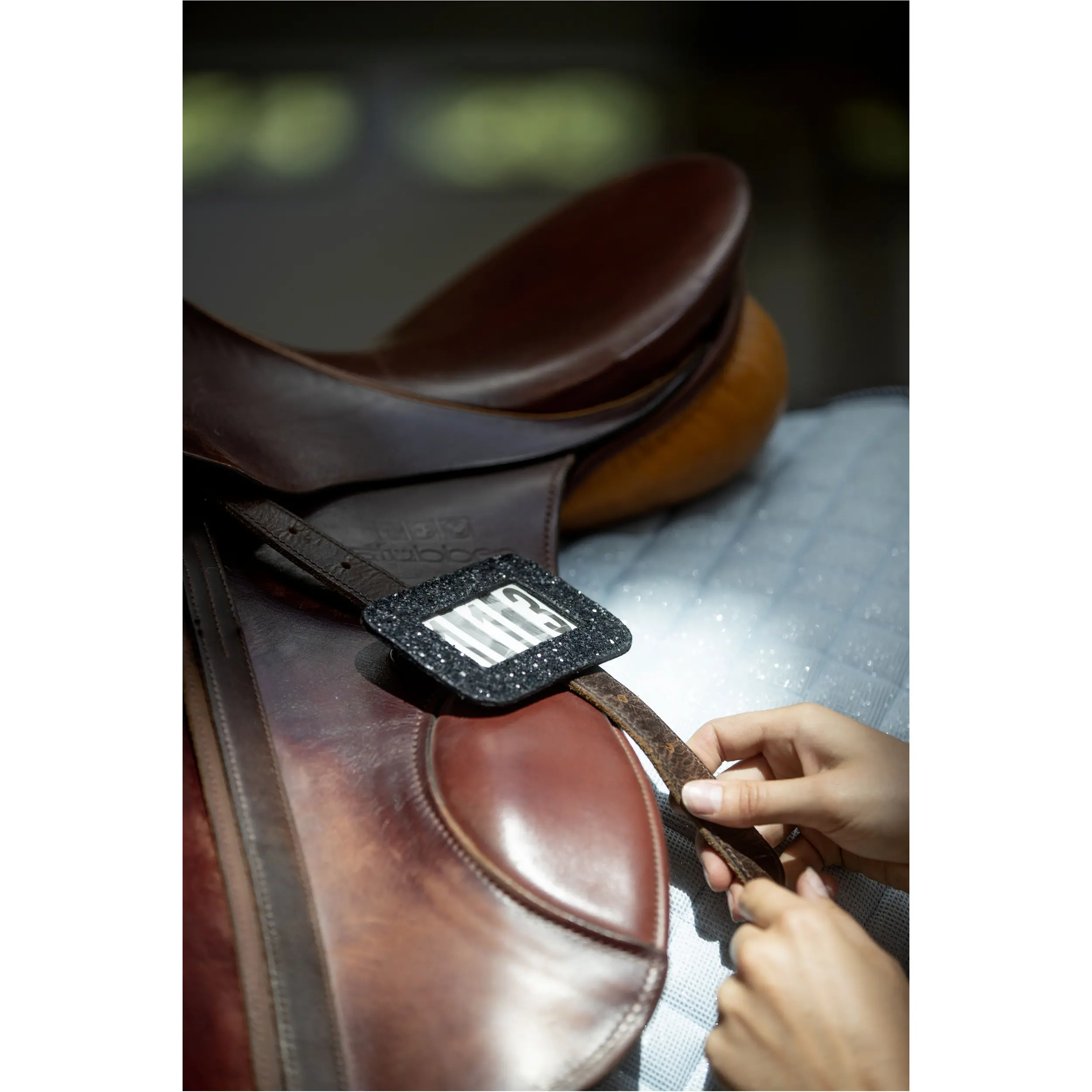 Turniernummer schwarz