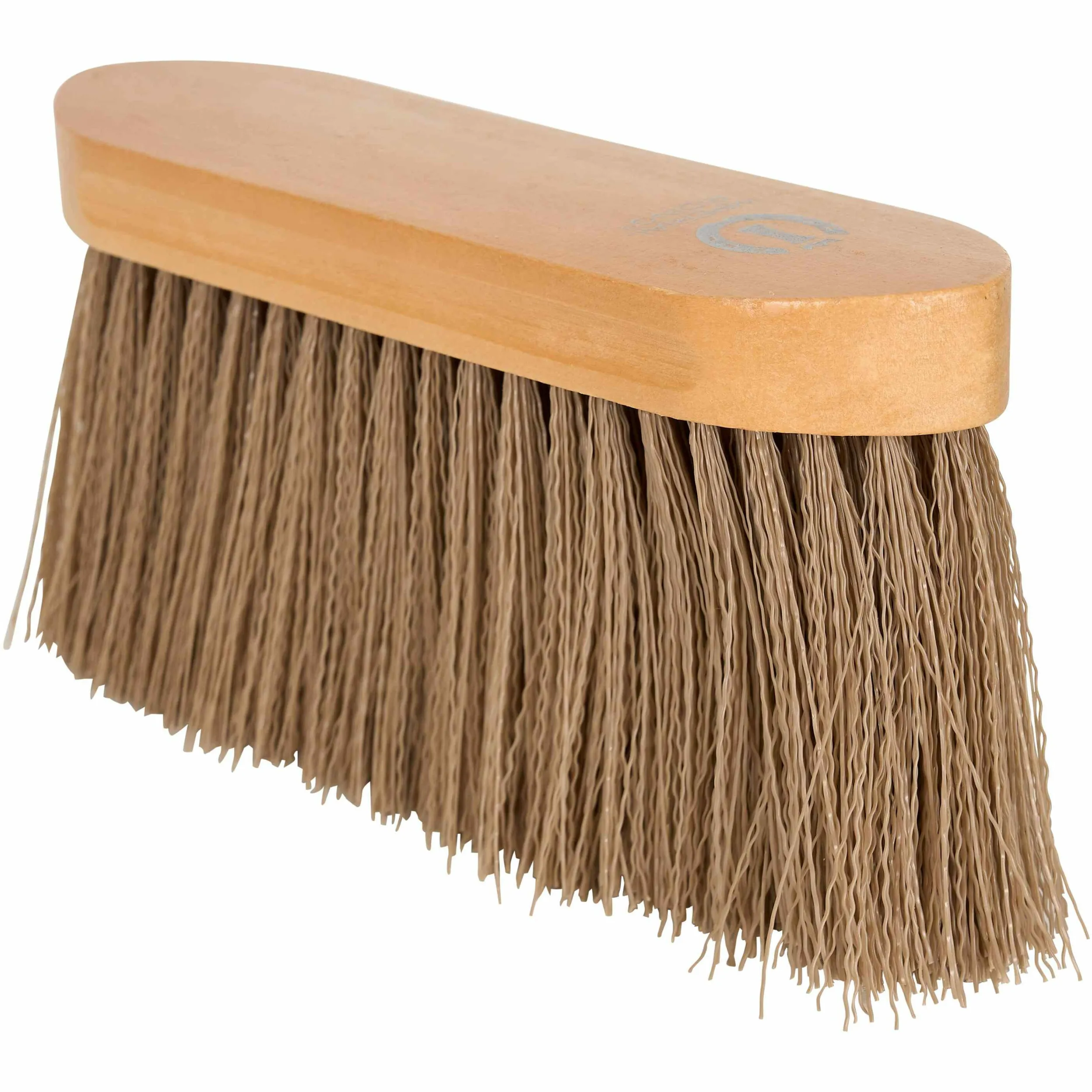 Wurzelbürste langes Nylon Haar mit Holzrücken IRH cappuccino