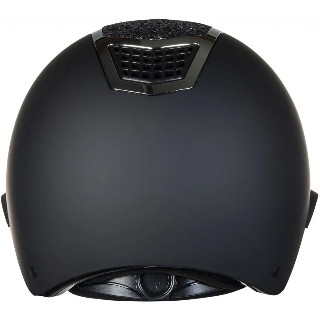 Damen Reithelm GLAMOUR SHIELD schwarz/schwarz