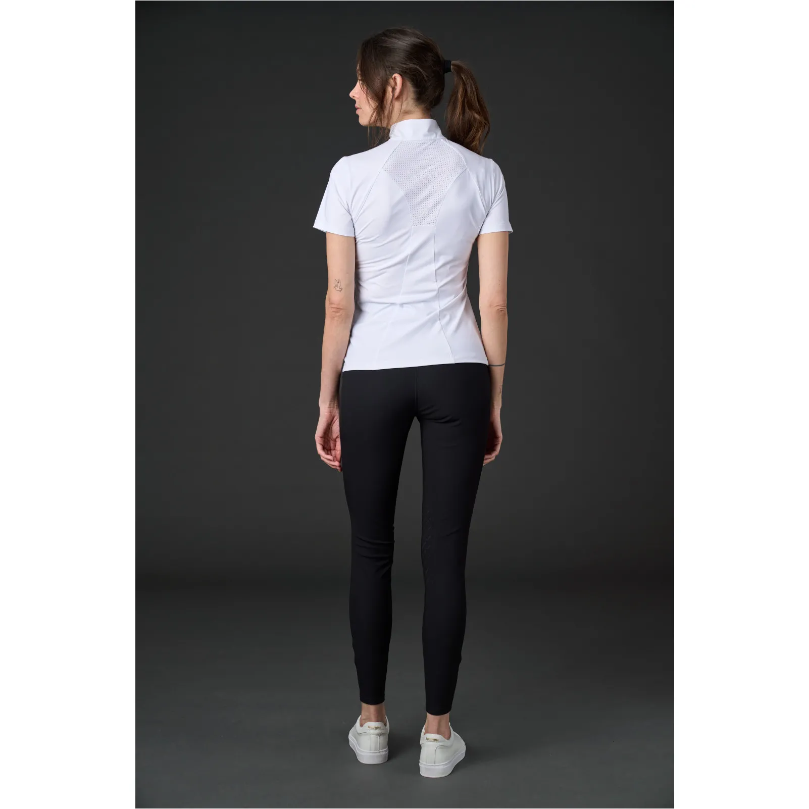 Damen Turniershirt Kurzarm THELMA weiß