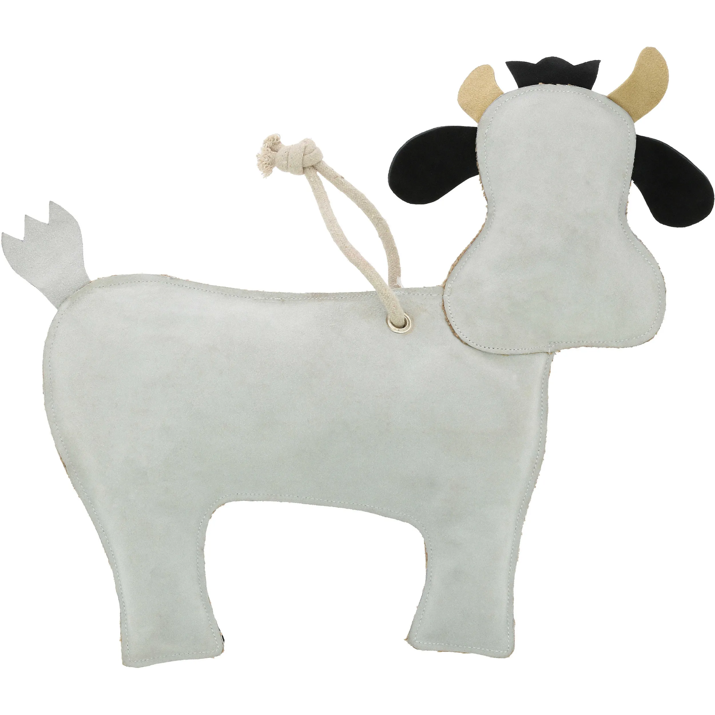 Spielzeug für Pferde VACHE schwarz/weiß