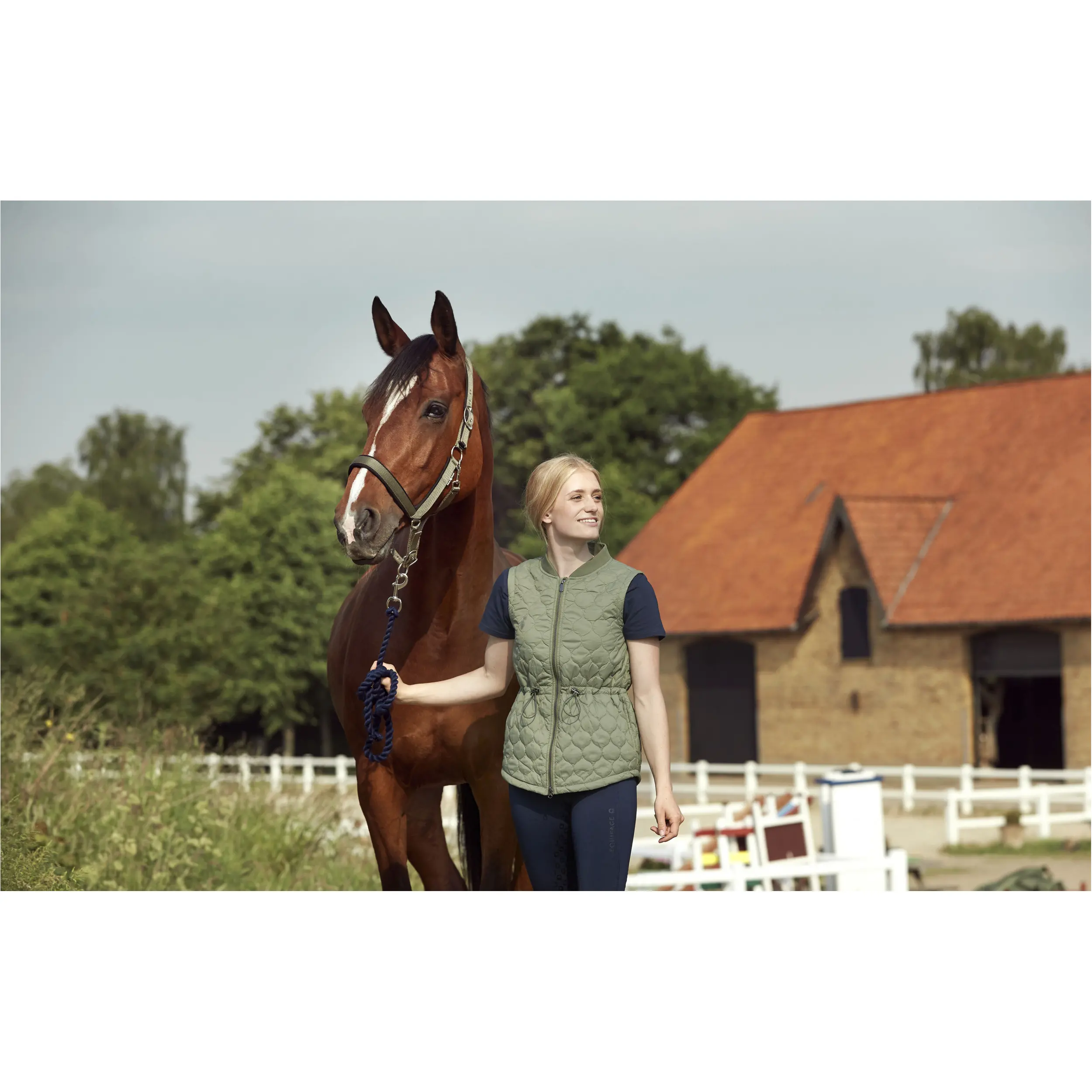 Führstrick mit Karabinerhaken FONDA navy