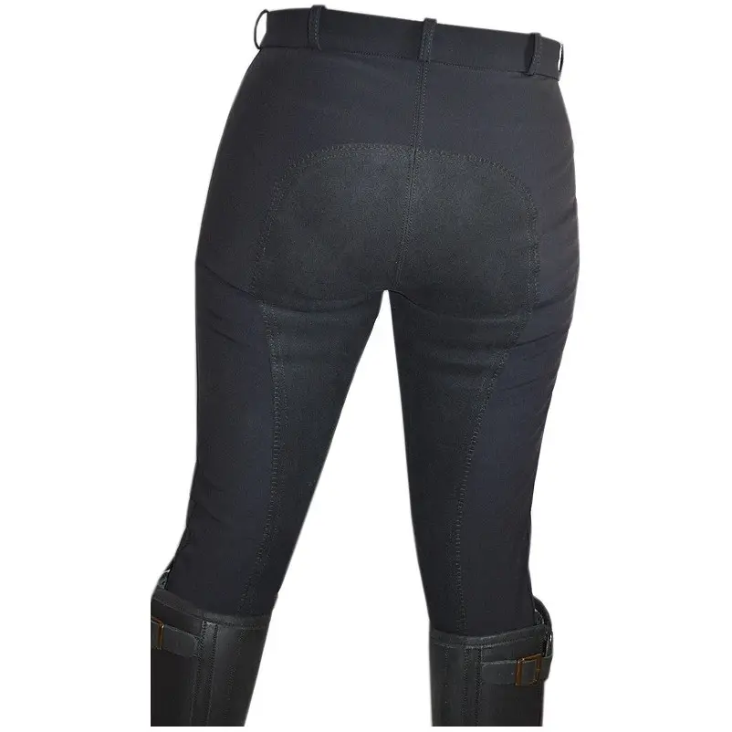 Damen Reithose Vollbesatz SEVILLA Softshell schwarz