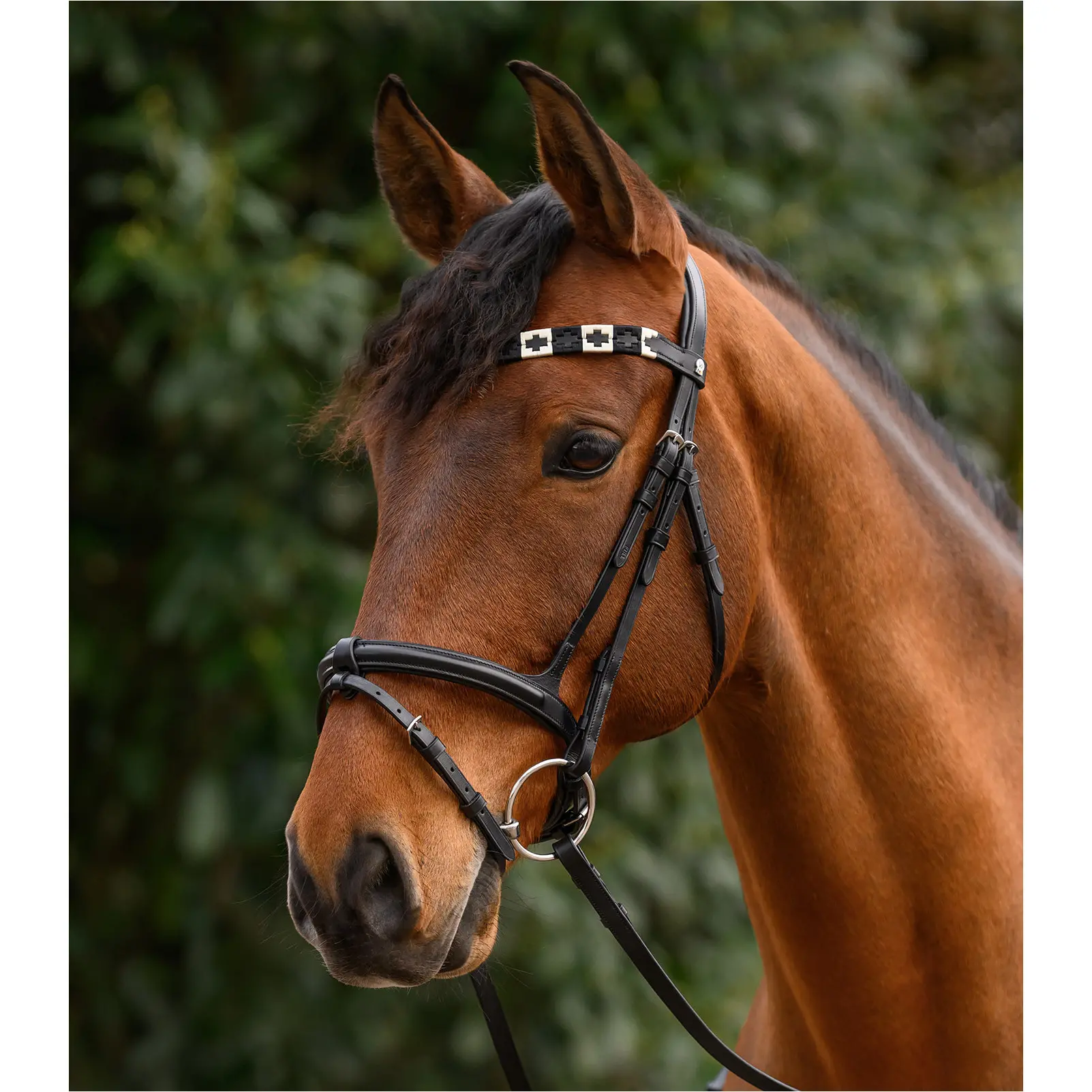 Stirnband POLO X-Line schwarz-schwarz/beige